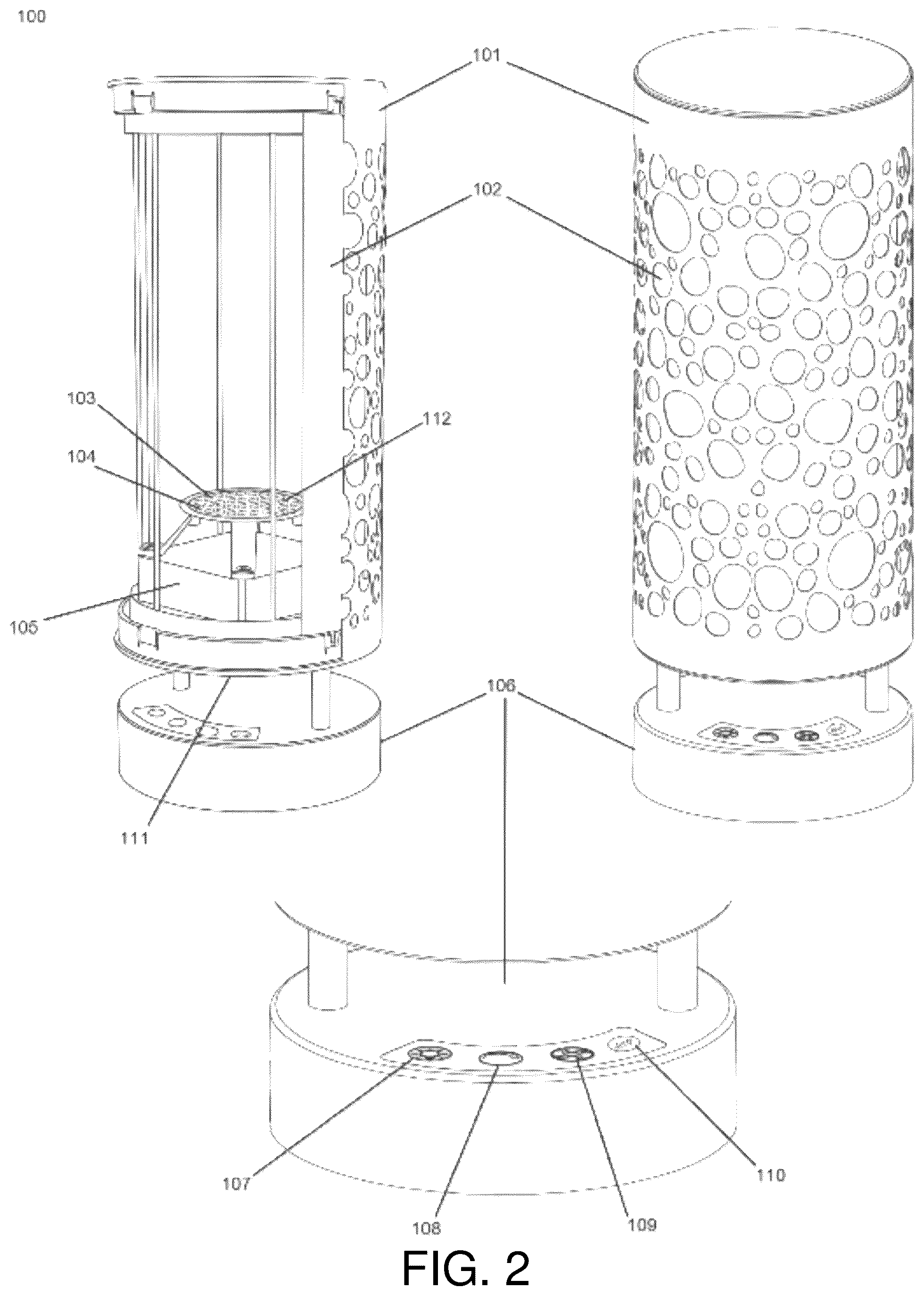 Patent US12359799 Figure 2 – Lighting apparatus with near-infrared