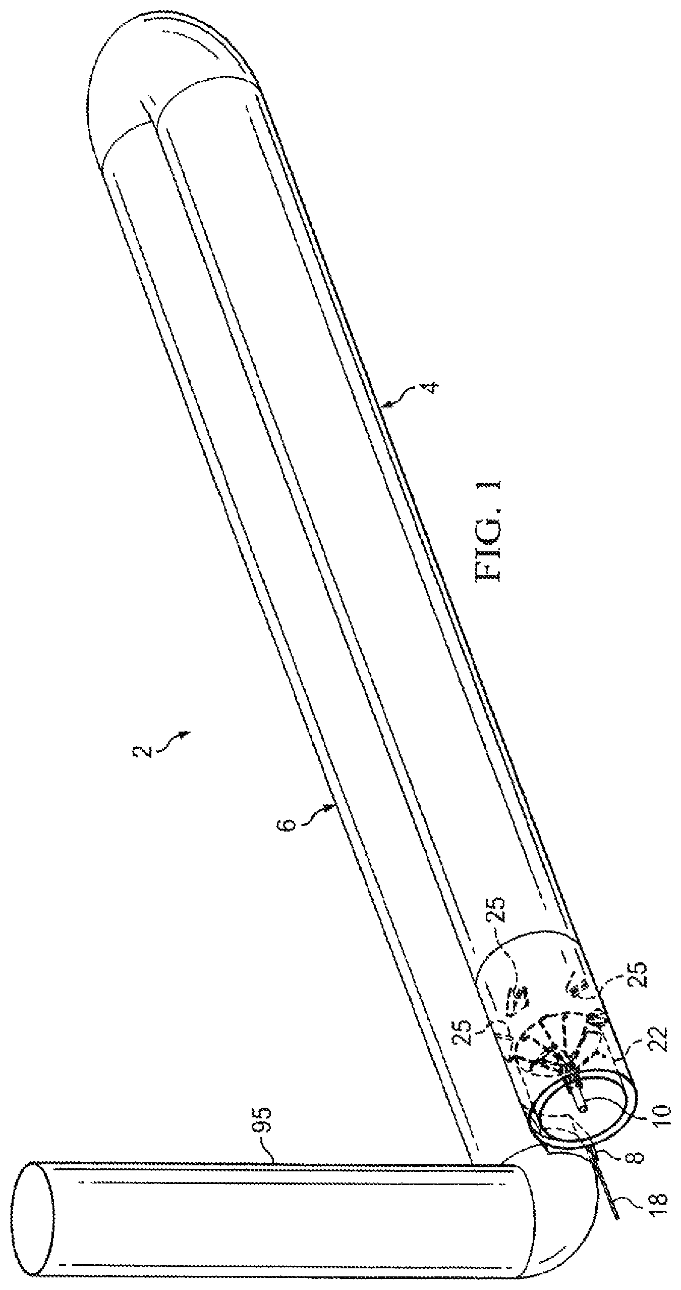 Patent US12359803 Figure 1 – Cylindrical burner apparatus and method