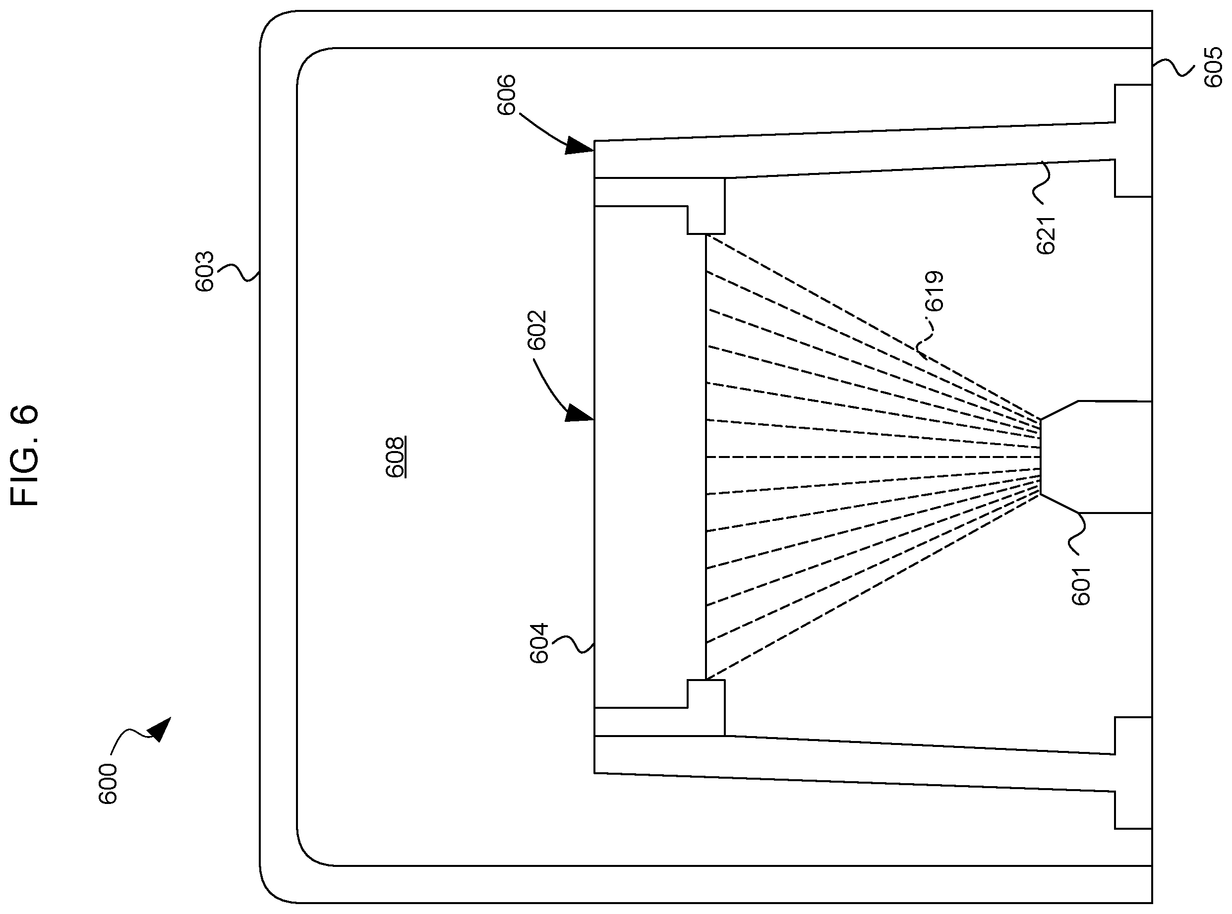 Patent US12359804 Figure 8 – Burner system with discrete transverse flame stabilizers