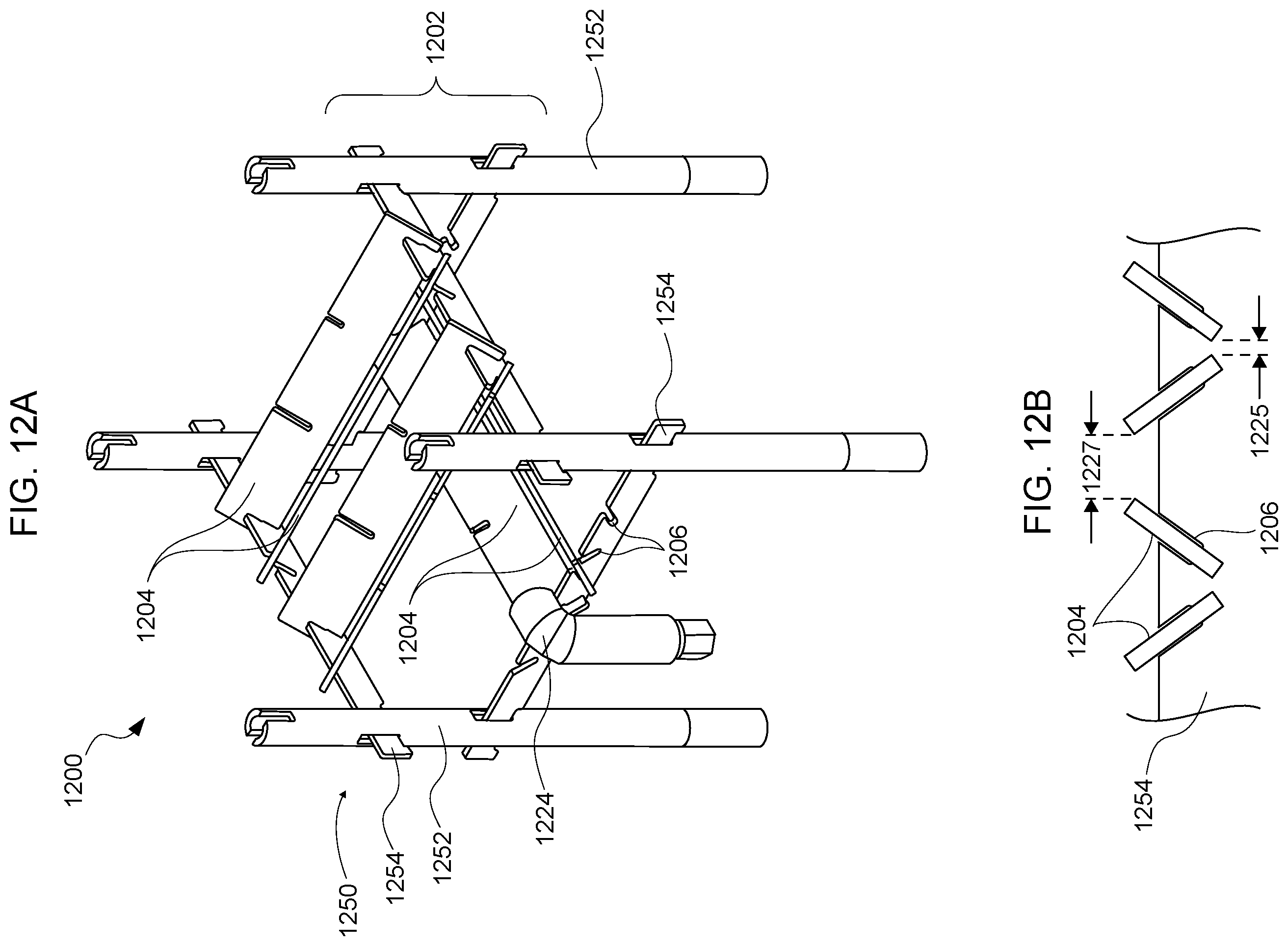 Patent US12359804 Figure 15 – Burner system with discrete transverse flame stabilizers