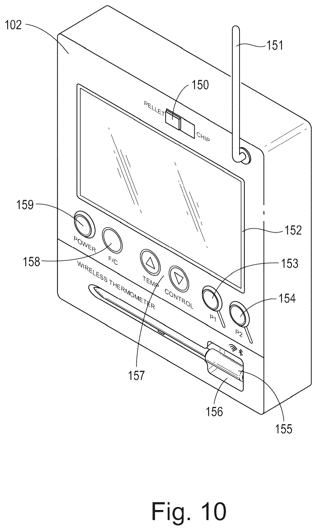 Patent US12359808 Figure 10 – Variable fuel cooker