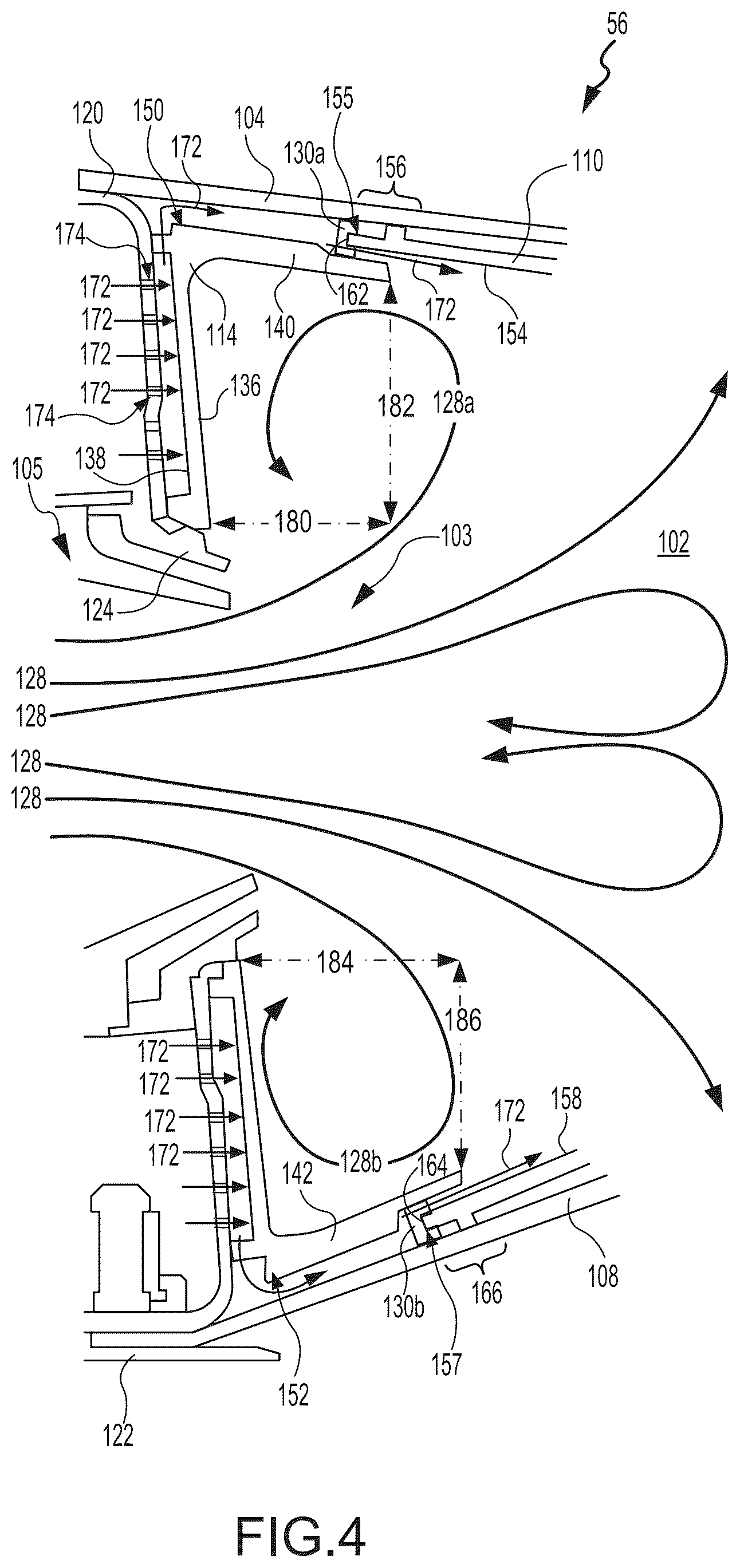 Patent US12359810 Figure 4 – Extended bulkhead panel