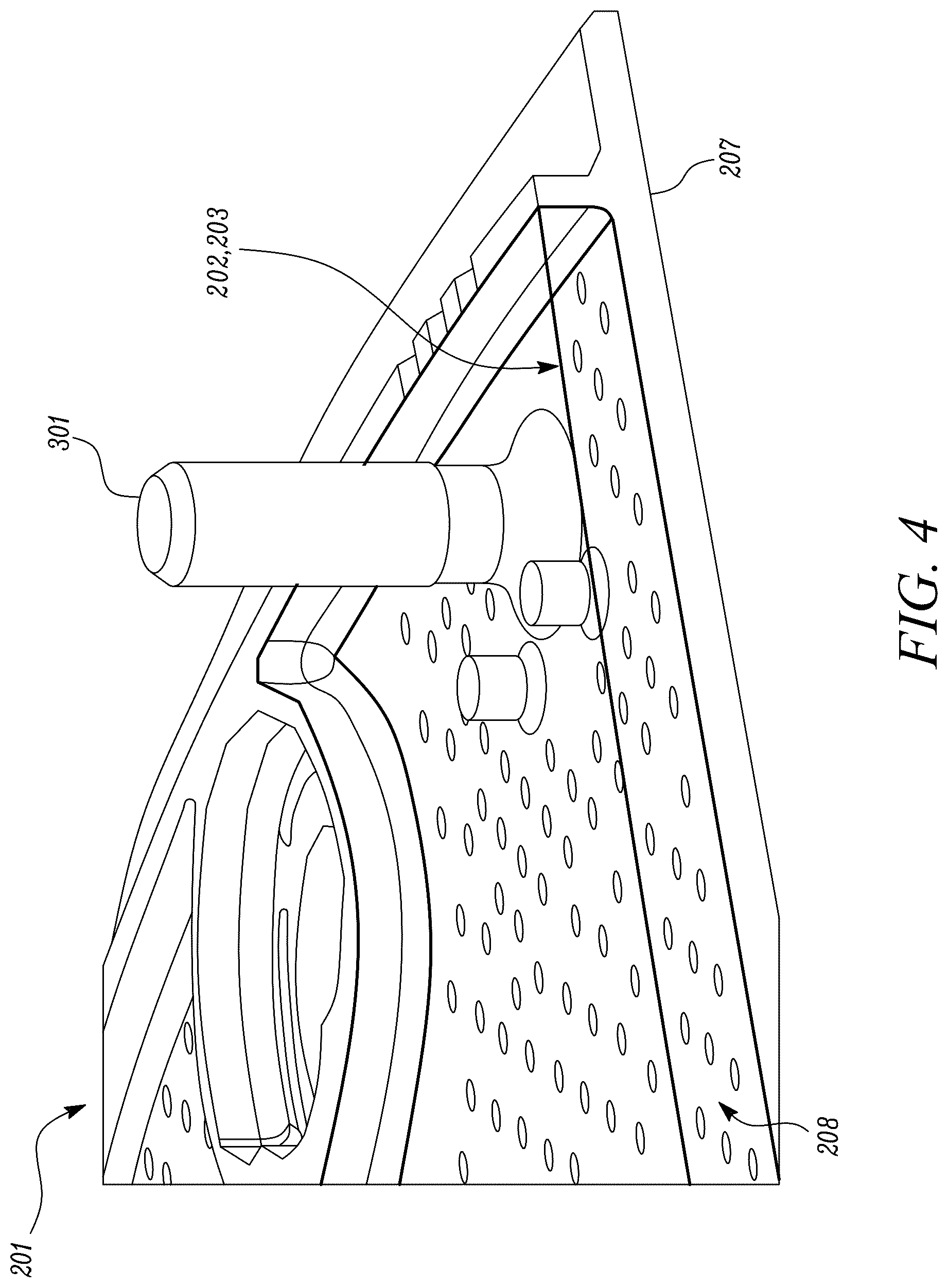 Patent US12359811 Figure 5 – Tile for a gas turbine engine combustor