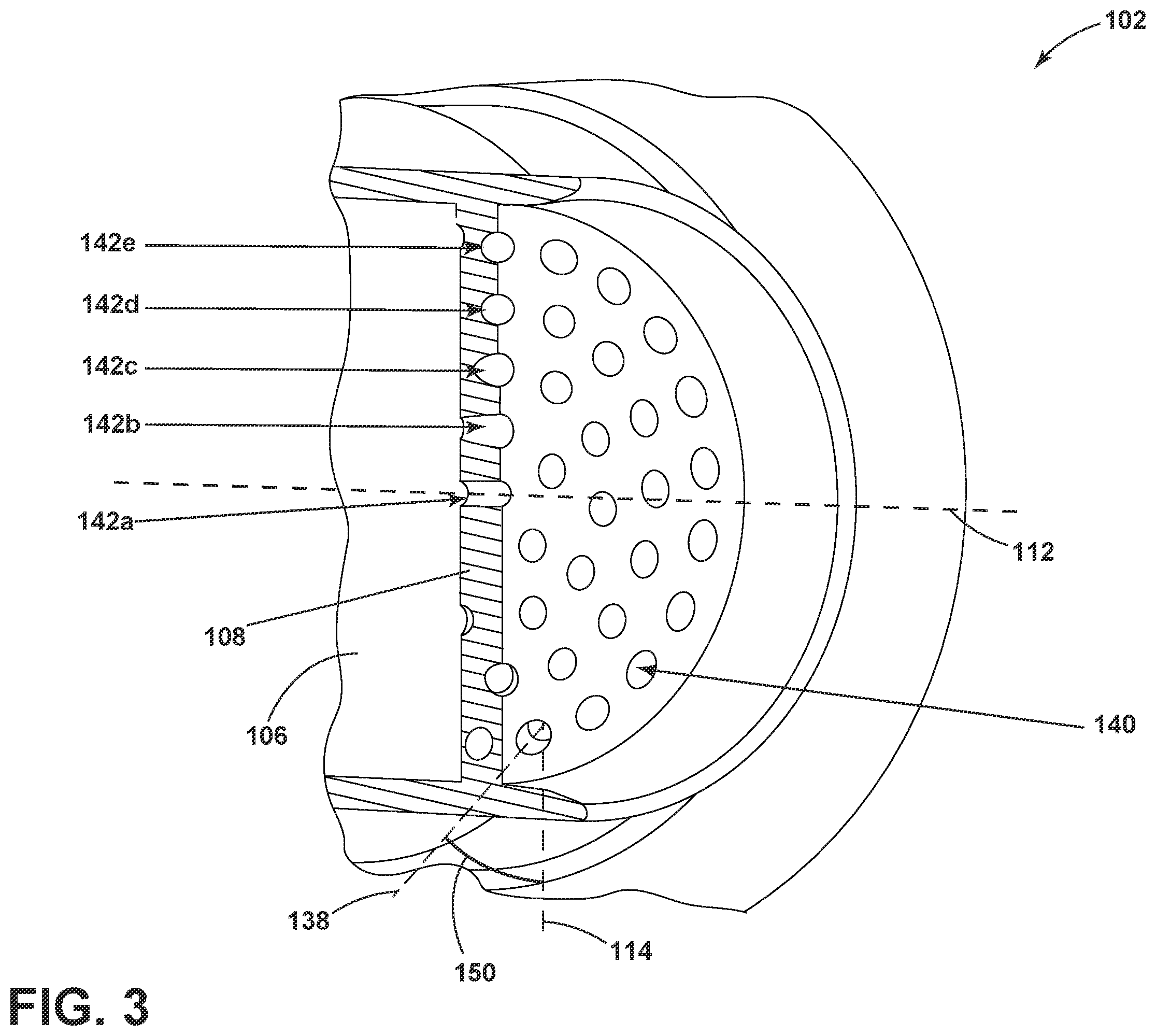 Patent US12359813 Figure 3 – Engine fuel nozzle and swirler