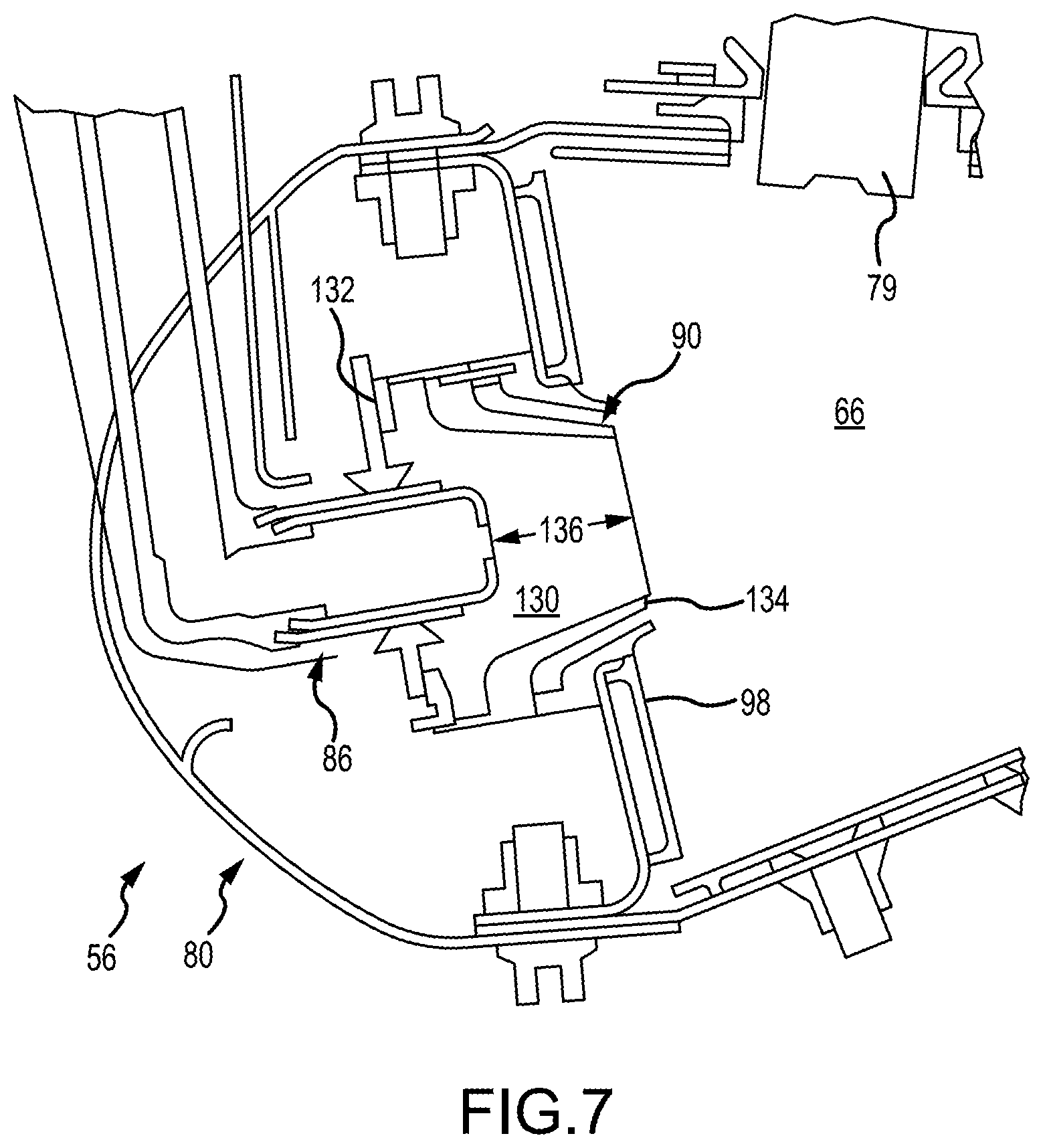 Patent US12359814 Figure 4 – Reducing noise from a combustor of a gas turbine engine