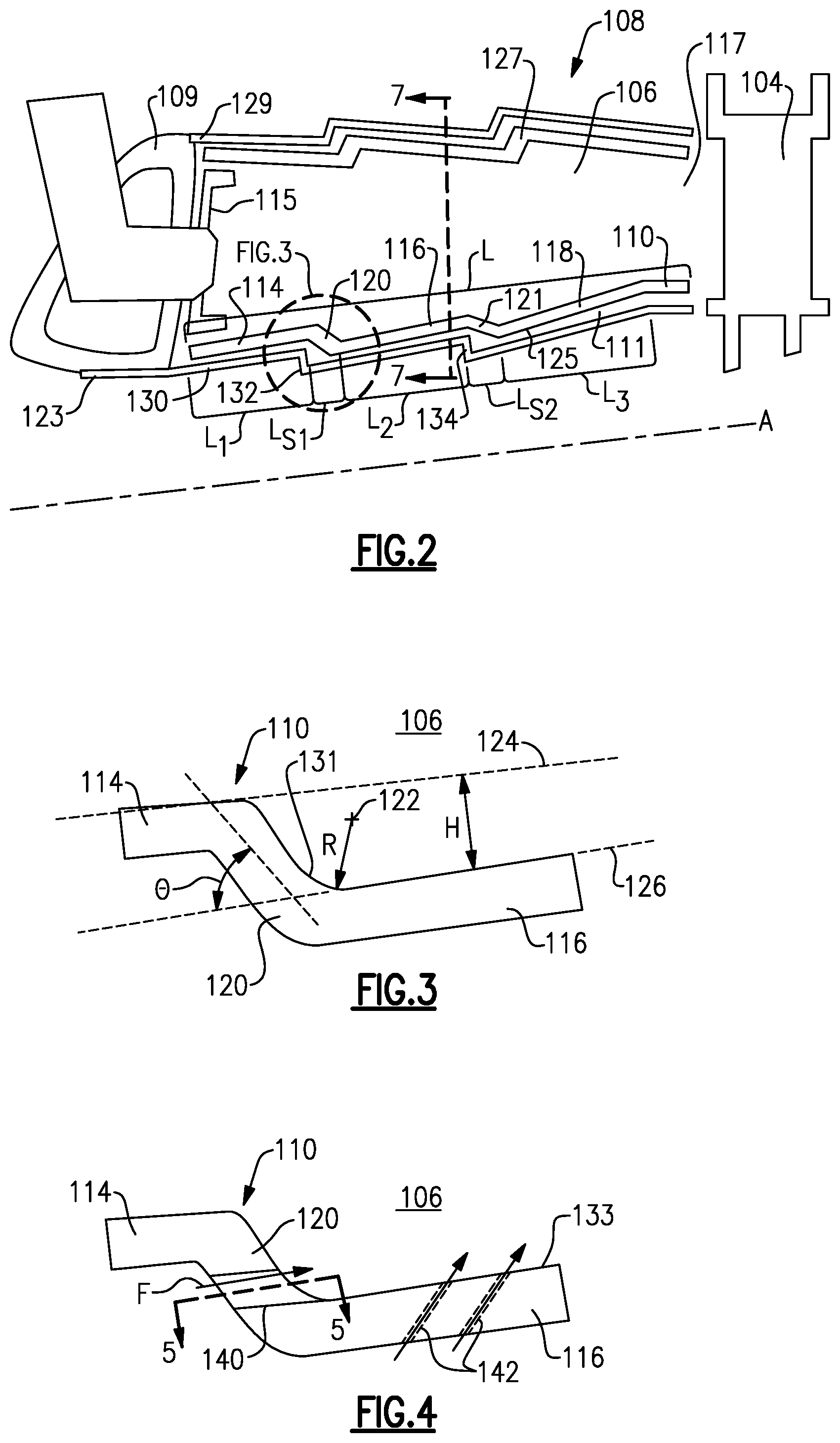 Patent US12359816 Figure 2 – CMC stepped combustor liner
