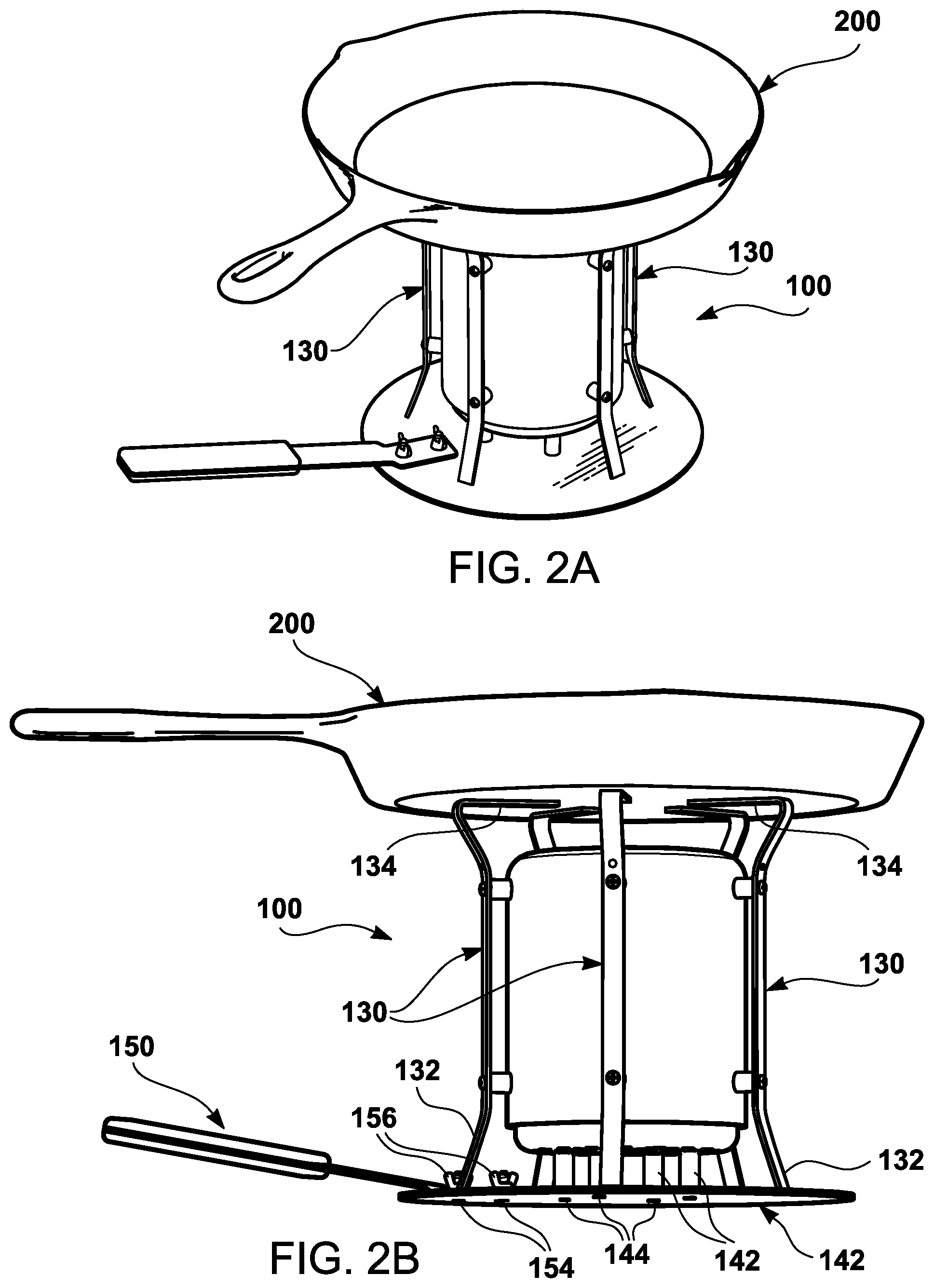 Patent US12359818 Figure 2 – Convertible biomass gasification stove