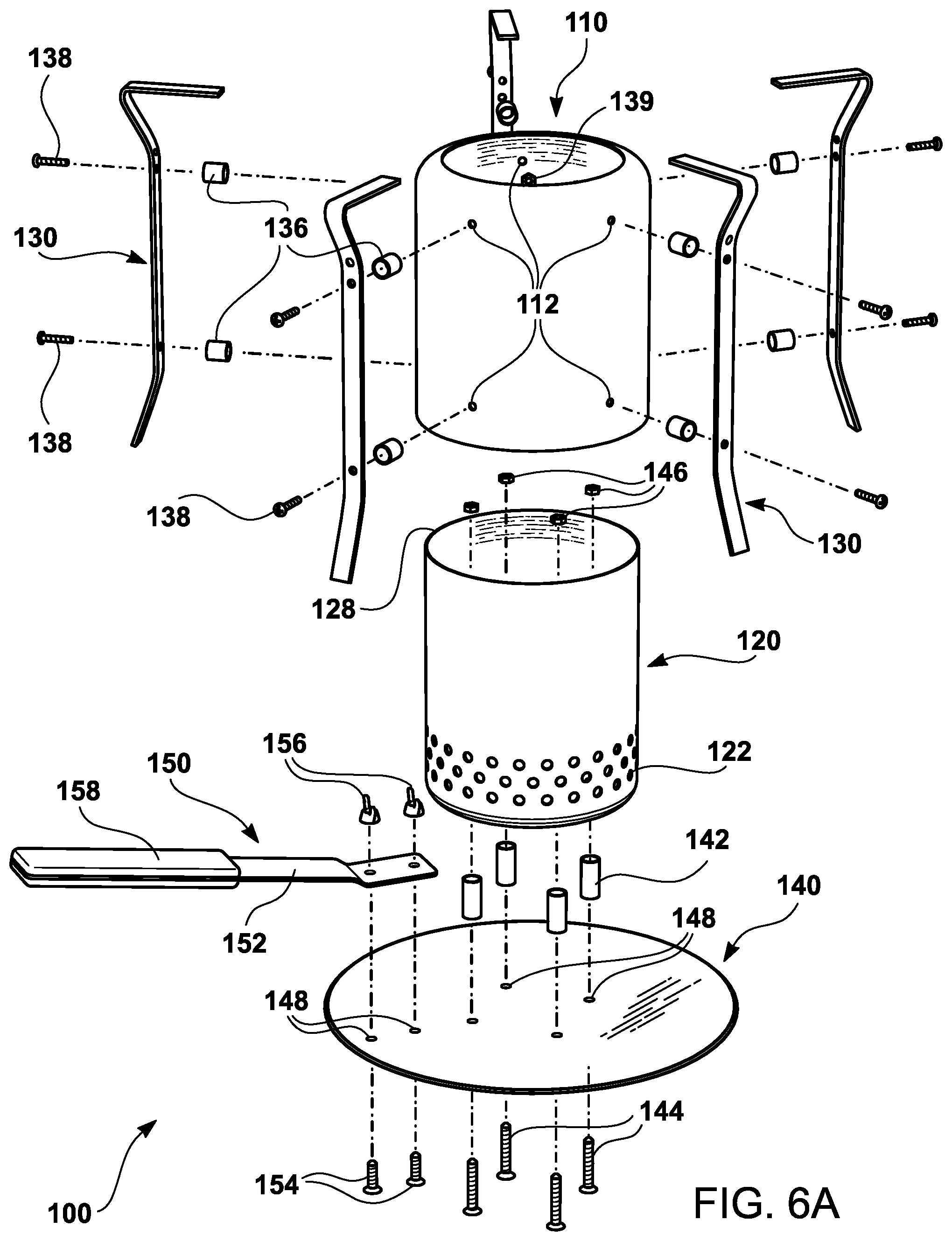 Patent US12359818 Figure 6 – Convertible biomass gasification stove