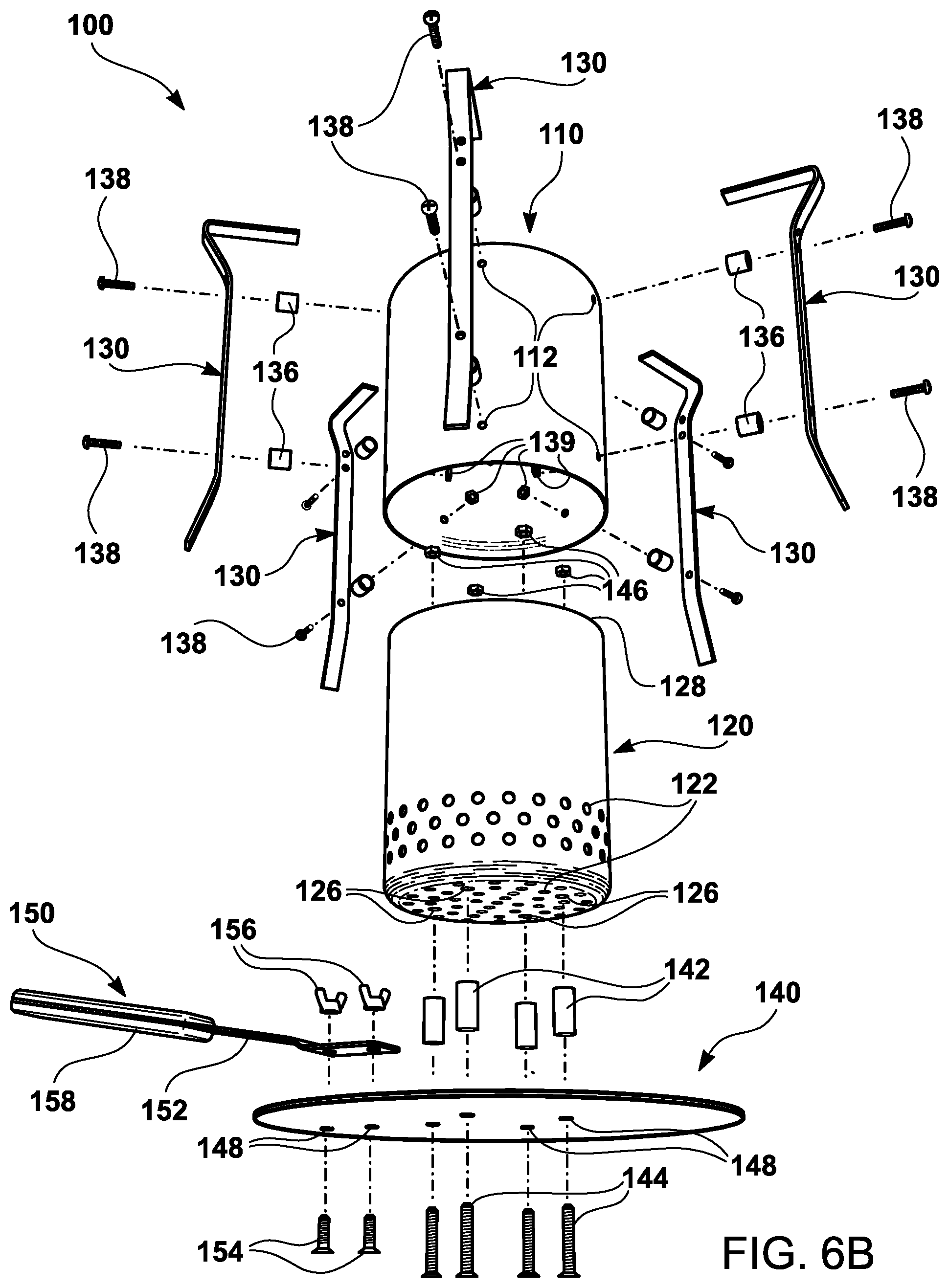 Patent US12359818 Figure 7 – Convertible biomass gasification stove