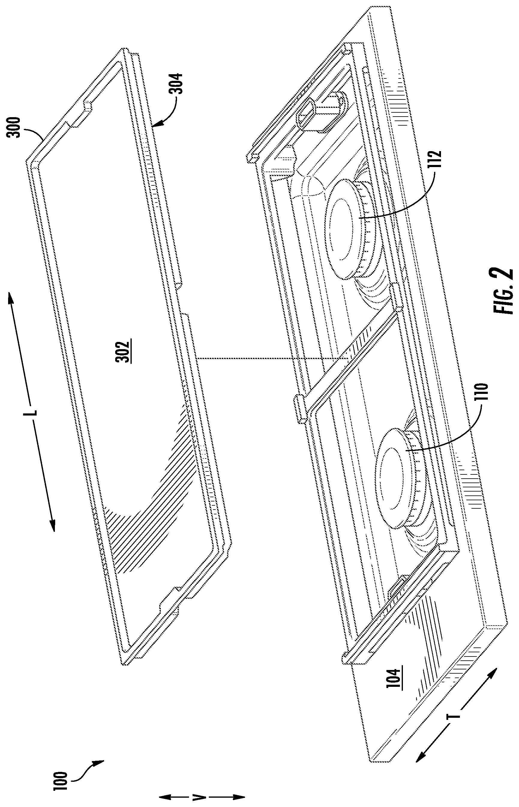 Patent US12359820 Figure 2 – Cooktop including a single input control of multiple heating elements