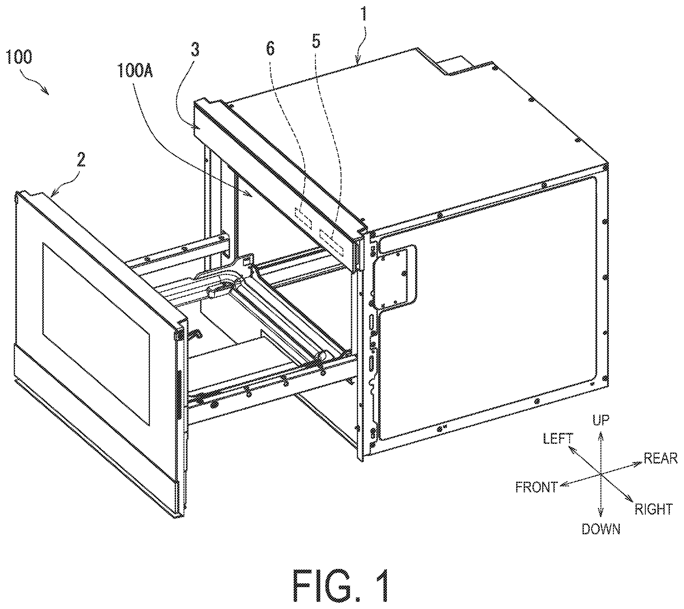 Patent US12359822 Figure 1 – Heating cooking apparatus