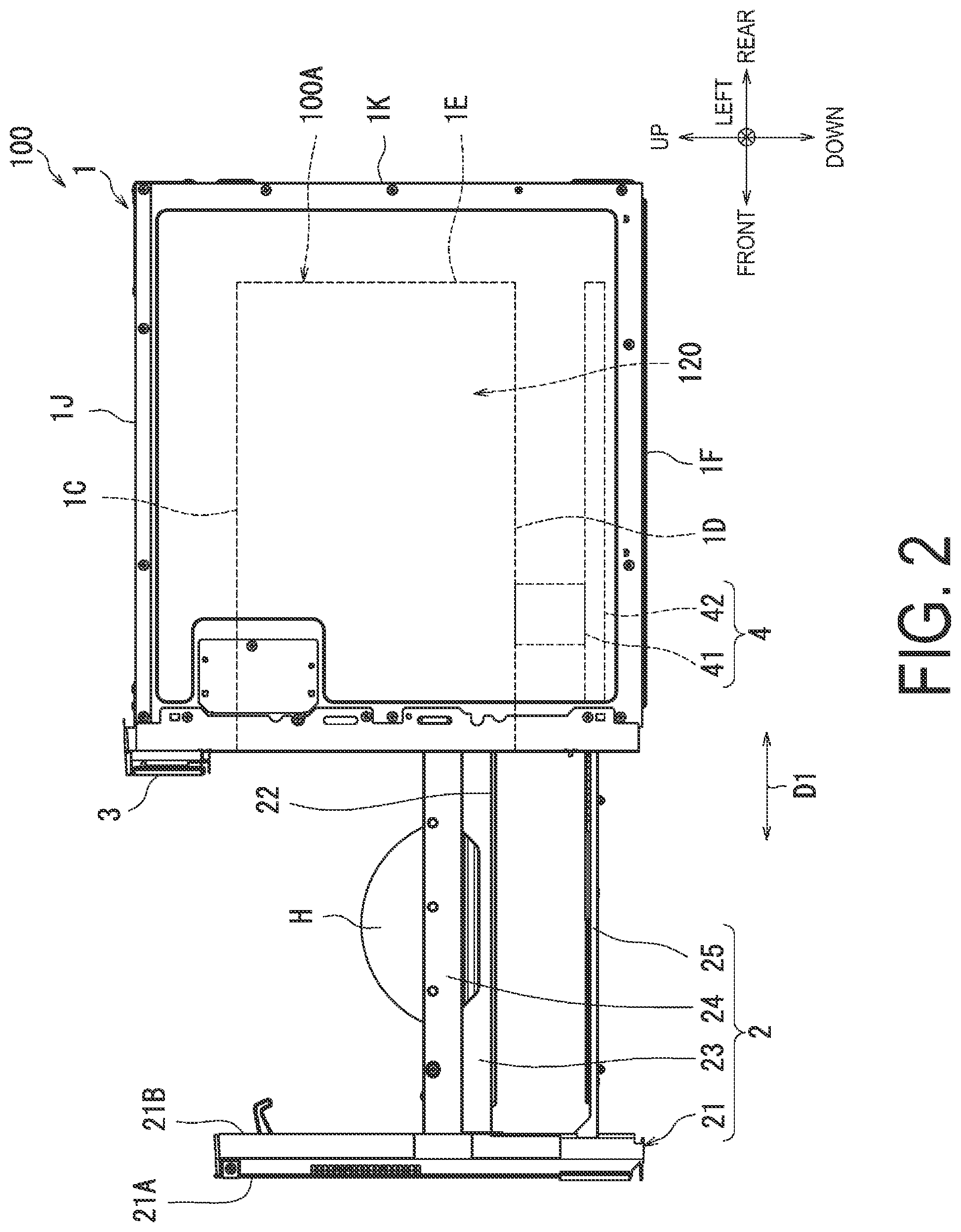 Patent US12359822 Figure 2 – Heating cooking apparatus