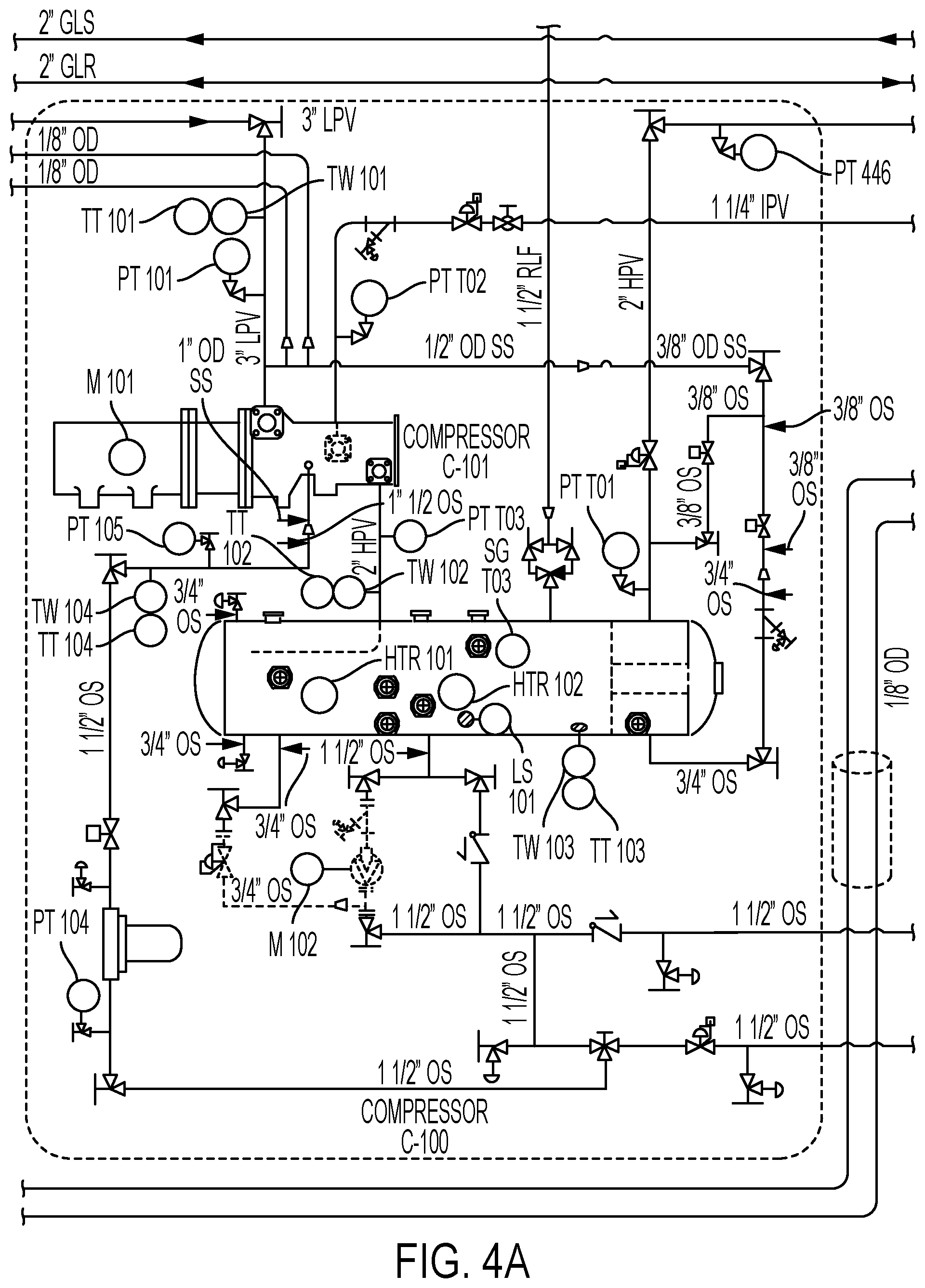Patent US12359828 Figure 5 – Low charge packaged ammonia refrigeration system with evaporative condenser