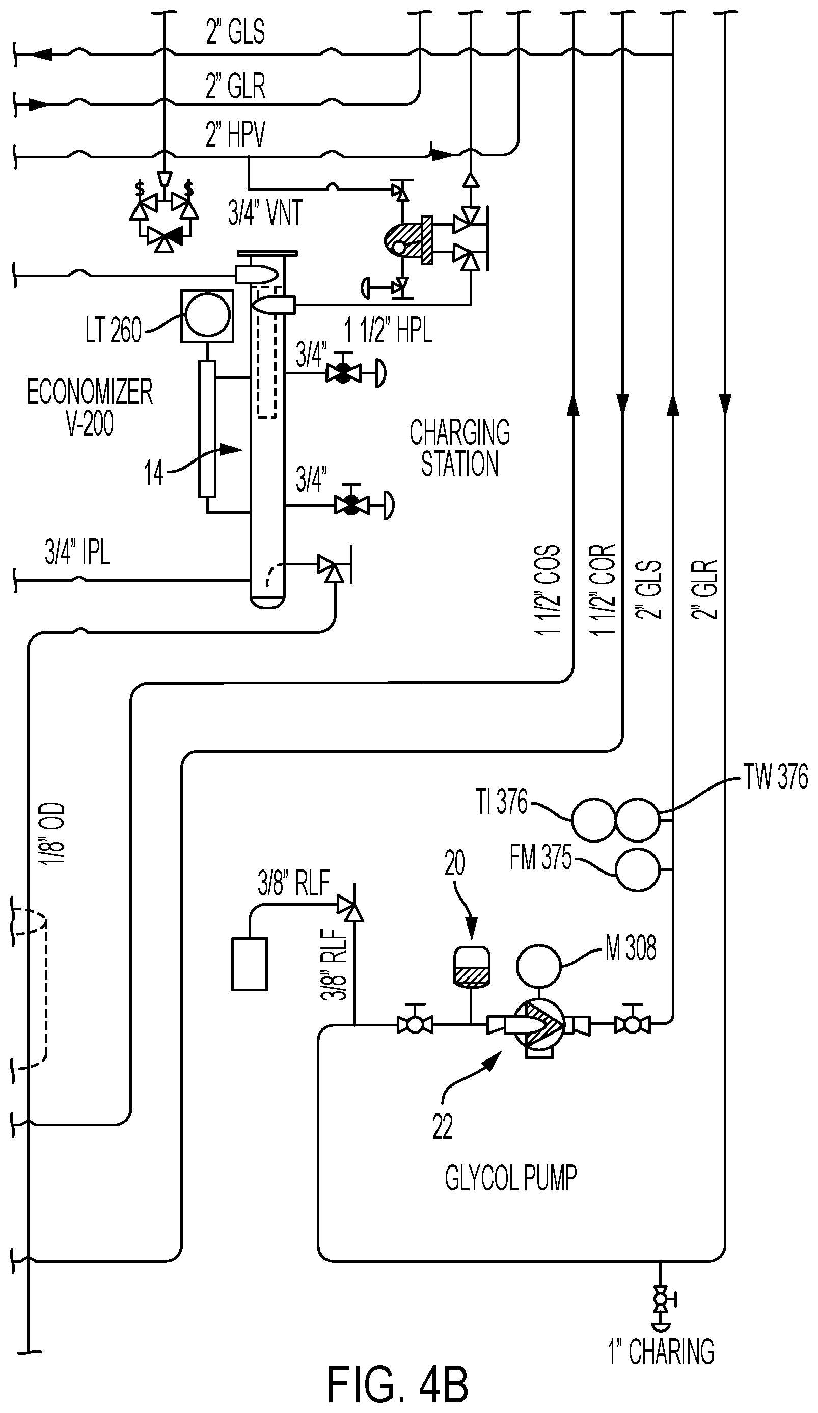 Patent US12359828 Figure 6 – Low charge packaged ammonia refrigeration system with evaporative condenser