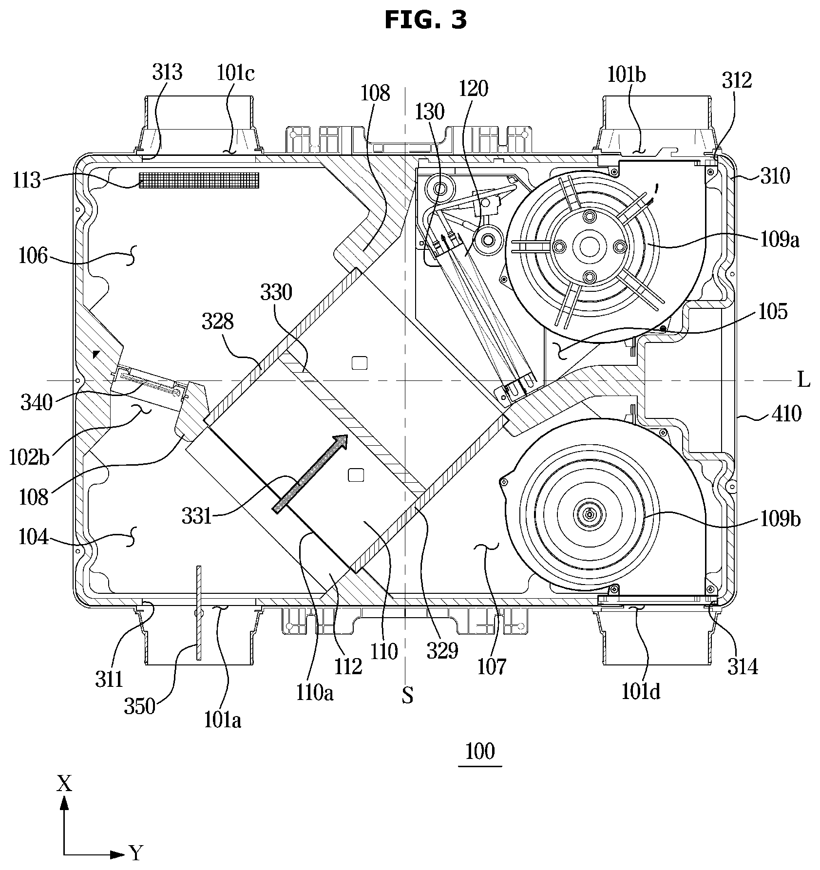 Patent US12359835 Figure 3 – Ventilation apparatus and control method thereof