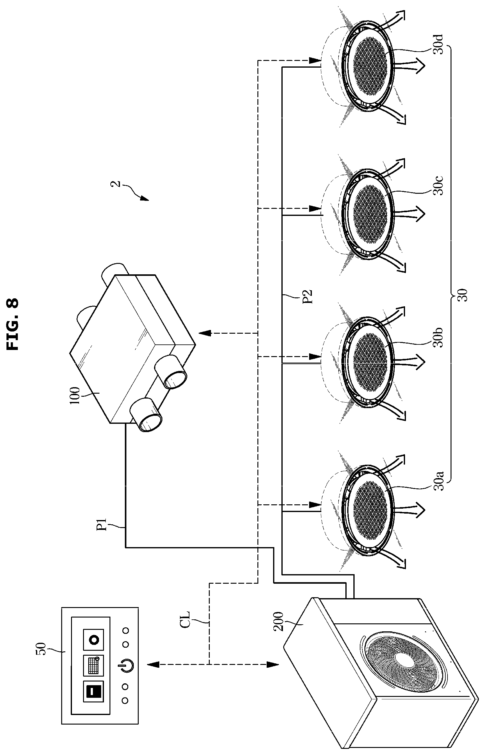 Patent US12359835 Figure 8 – Ventilation apparatus and control method thereof
