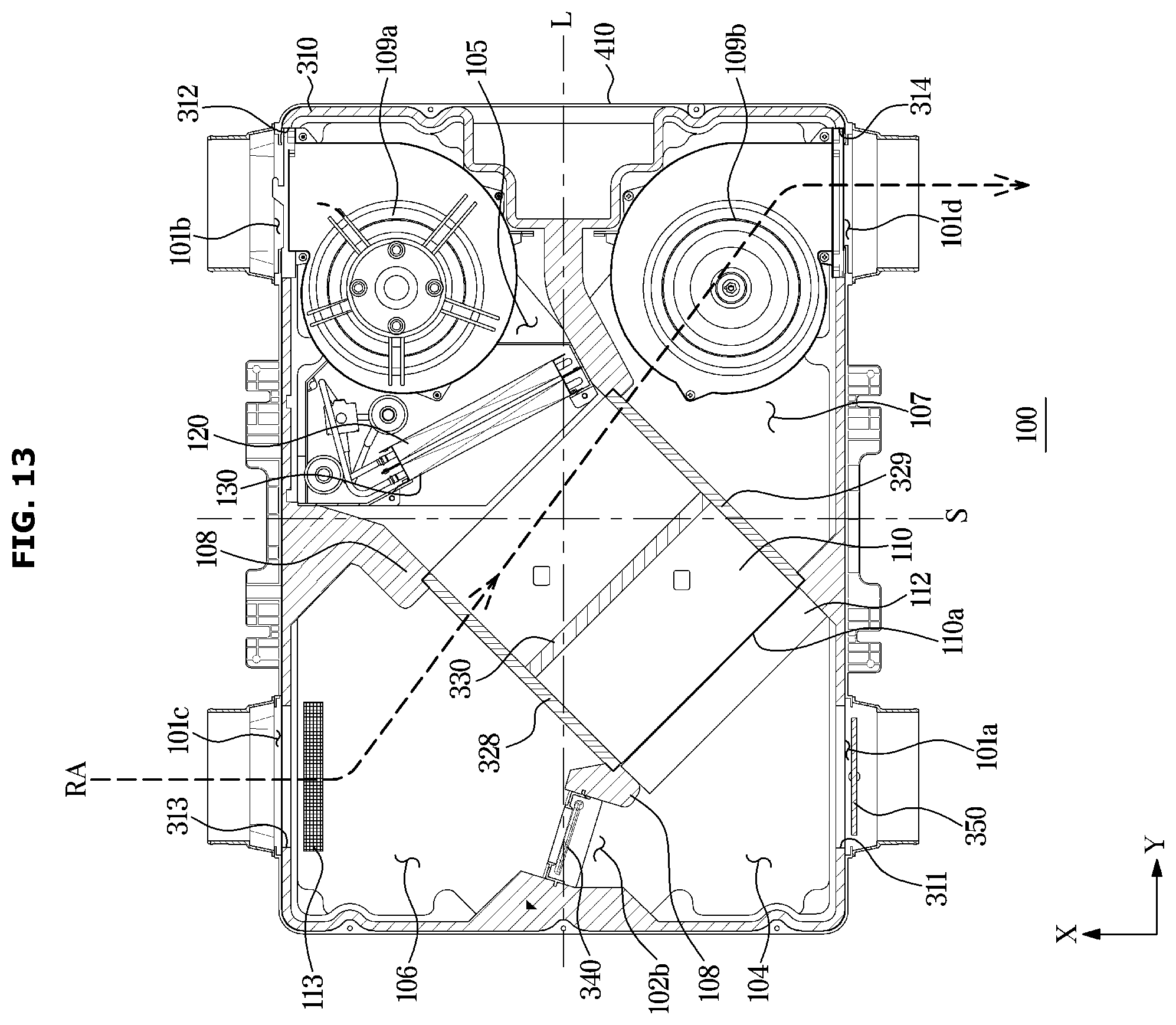 Patent US12359835 Figure 13 – Ventilation apparatus and control method thereof
