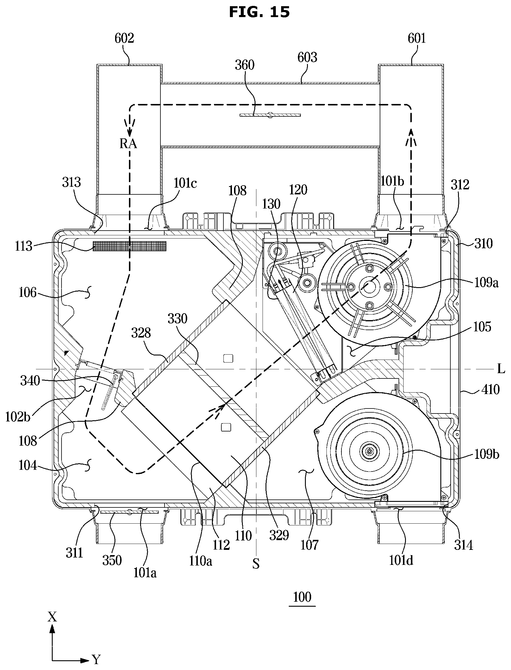 Patent US12359835 Figure 15 – Ventilation apparatus and control method thereof