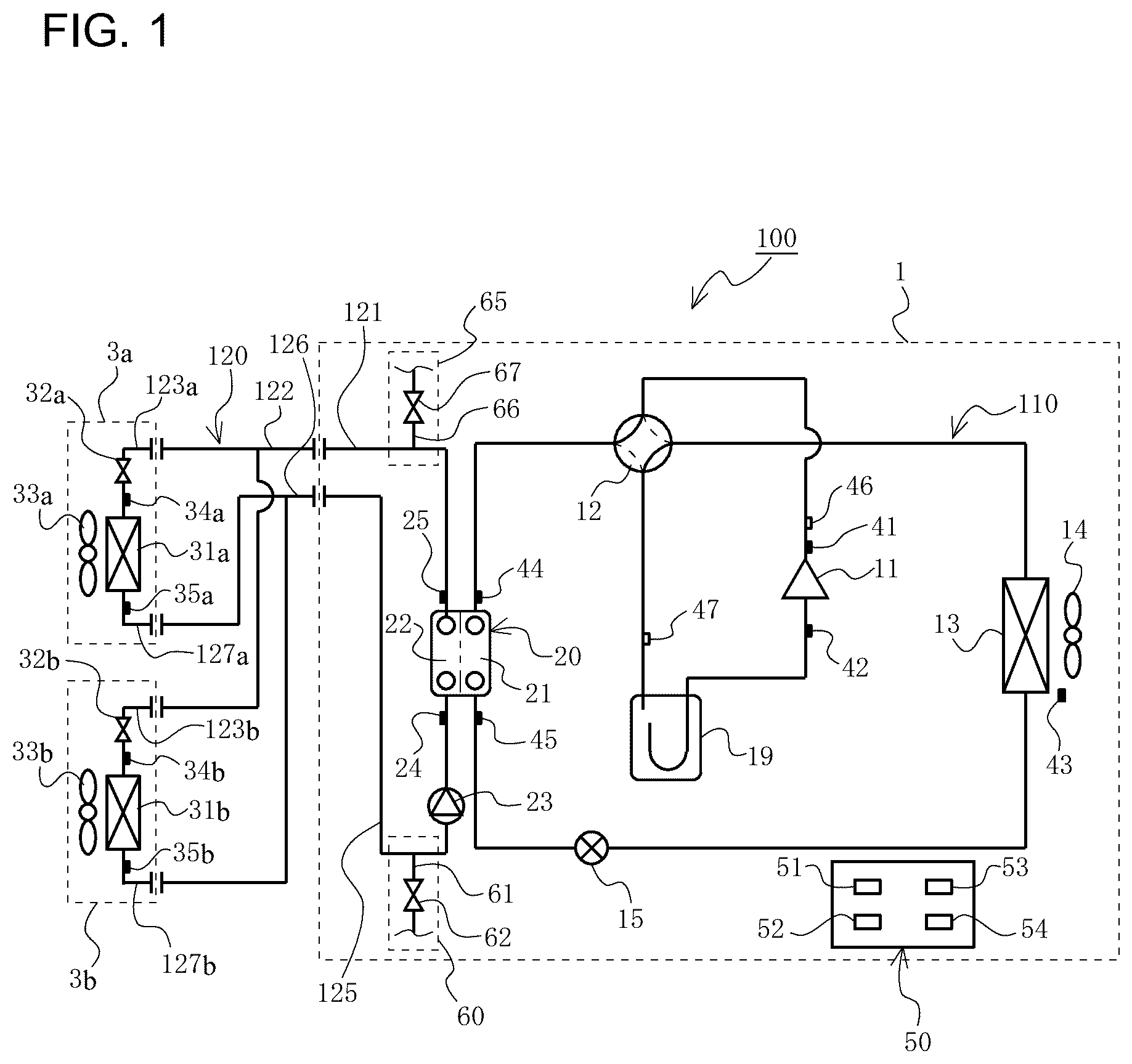 Patent US12359836 Figure 1 – Air-conditioning apparatus, and air discharge method for air-conditioning apparatus