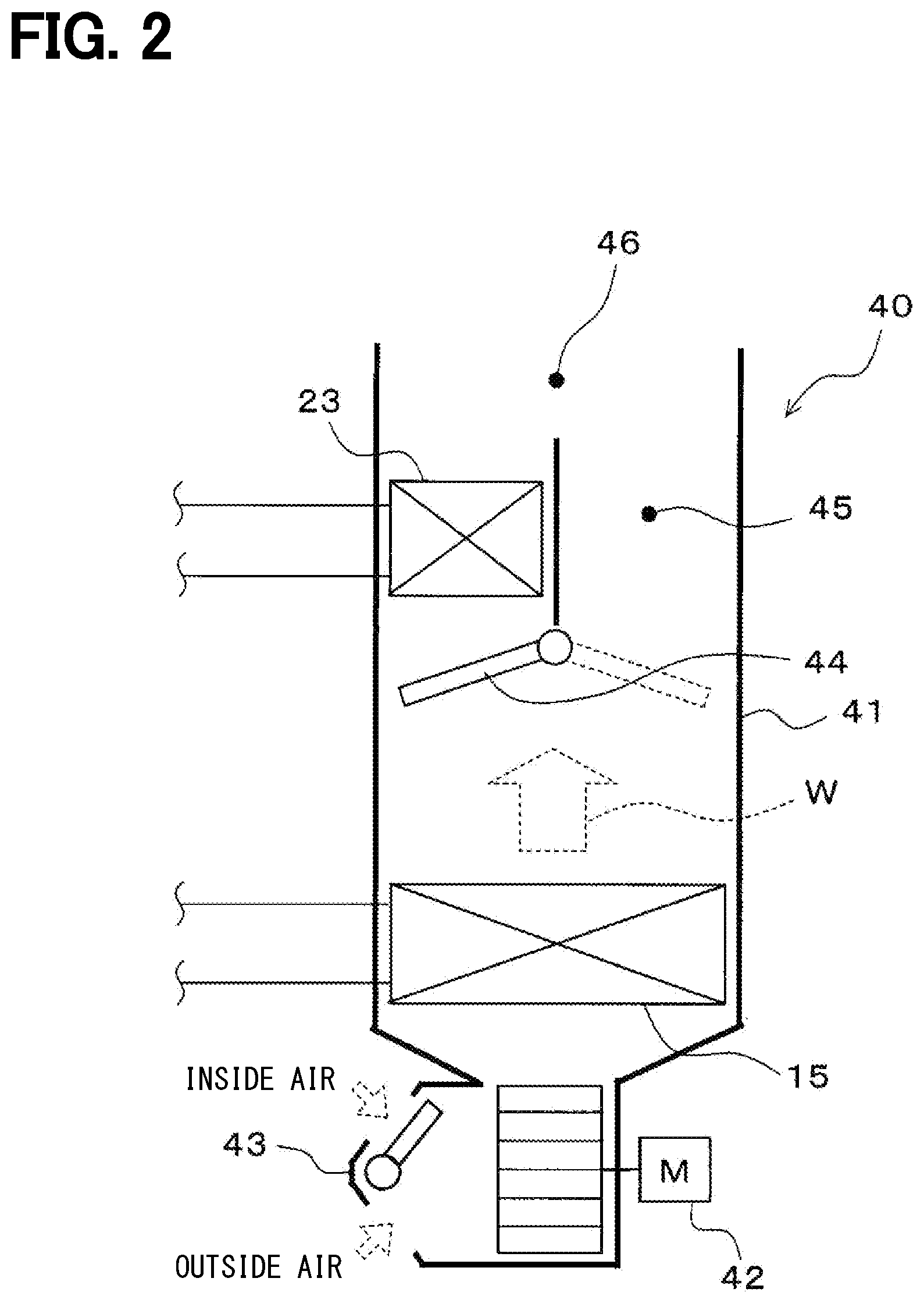 Patent US12359838 Figure 2 – Air conditioner