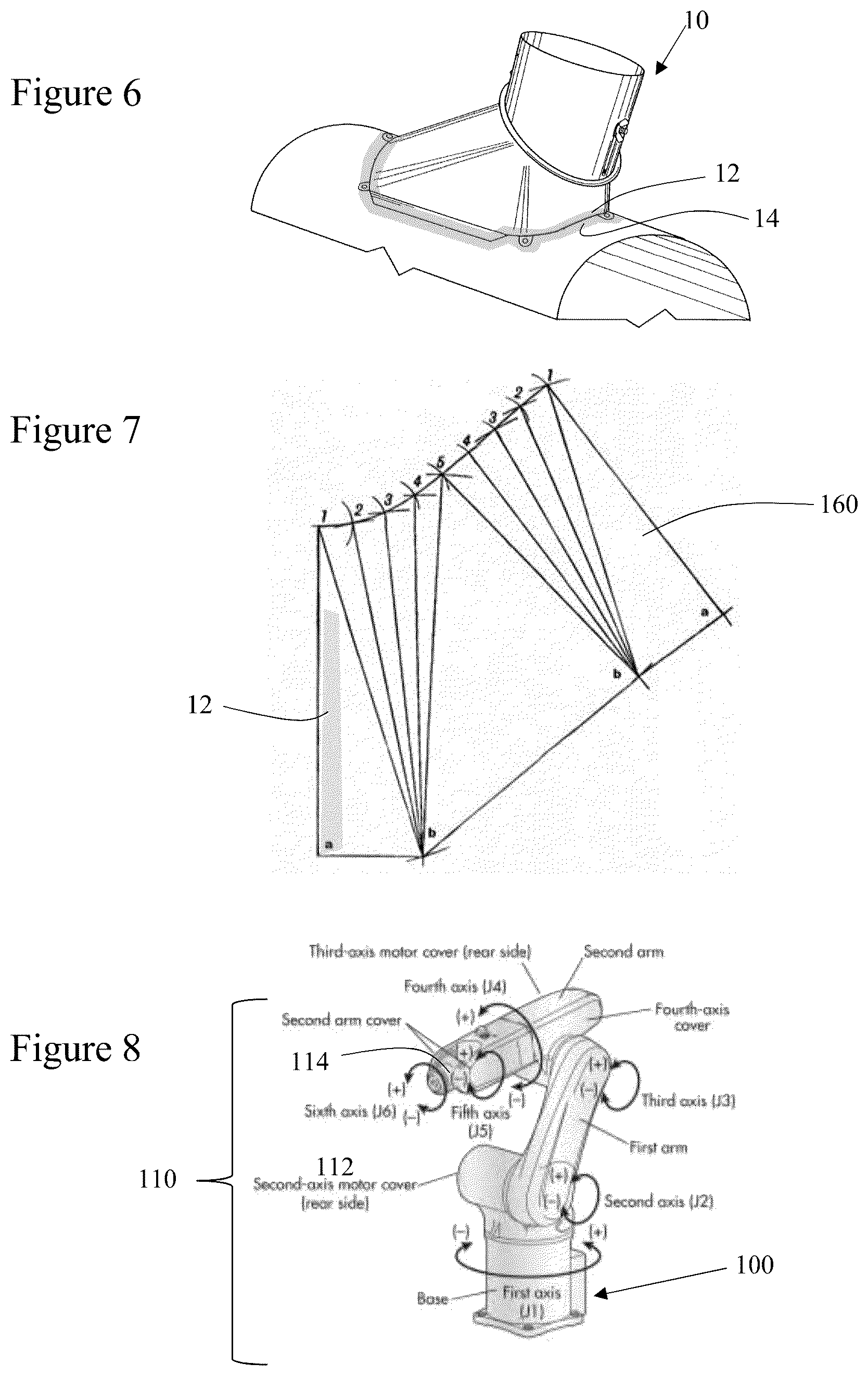 Patent US12359840 Figure 3 – Automated sealant application to assembled HVAC duct components and blanks for forming assembled HVAC duct components