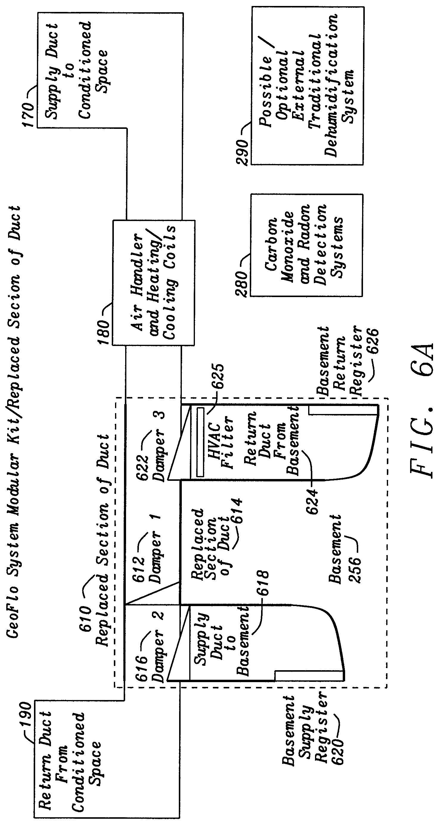 Patent US12359841 Figure 10 – Heating, ventilation, and air conditioning system and method