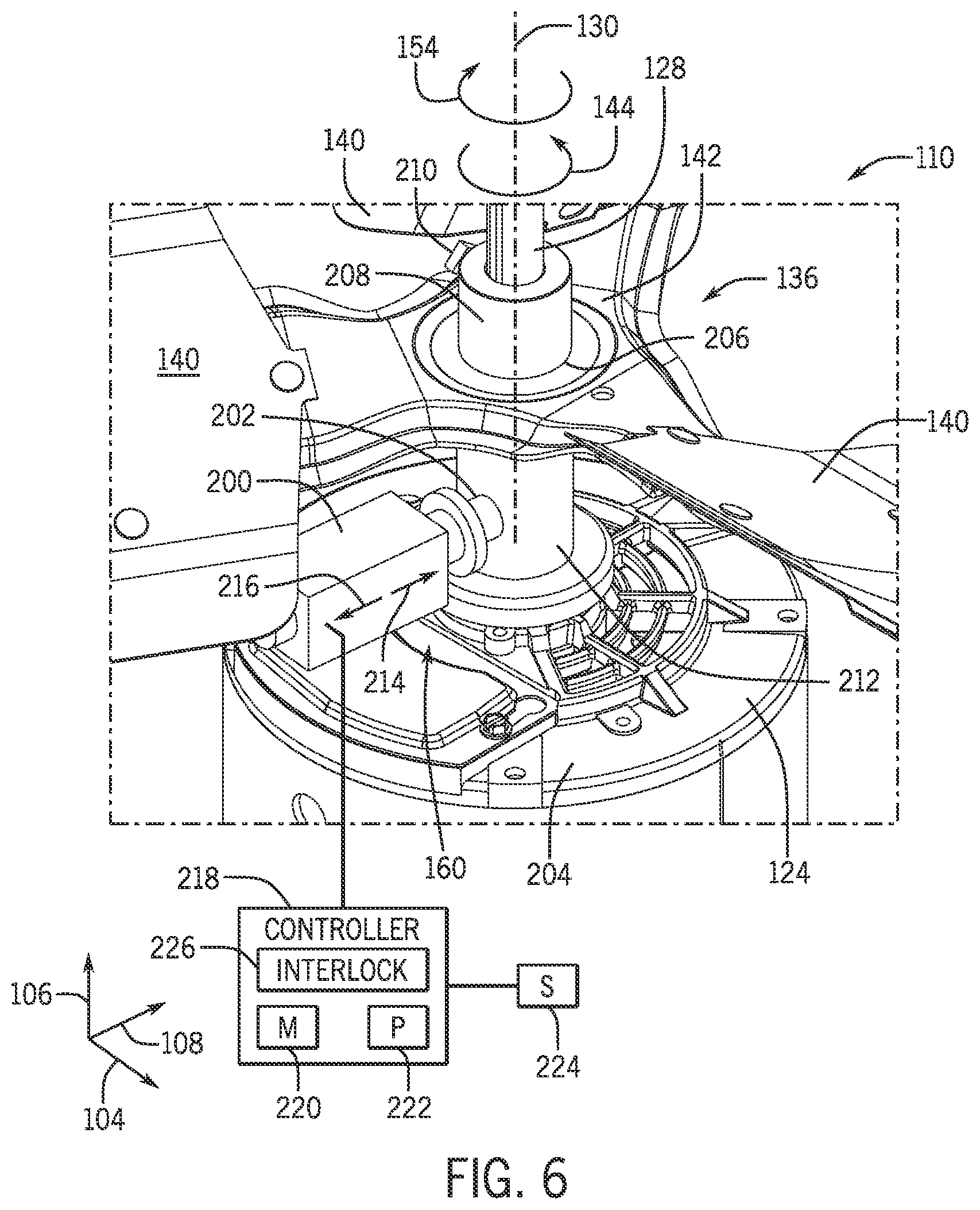 Patent US12359842 Figure 6 – Condenser fan rotation restriction system
