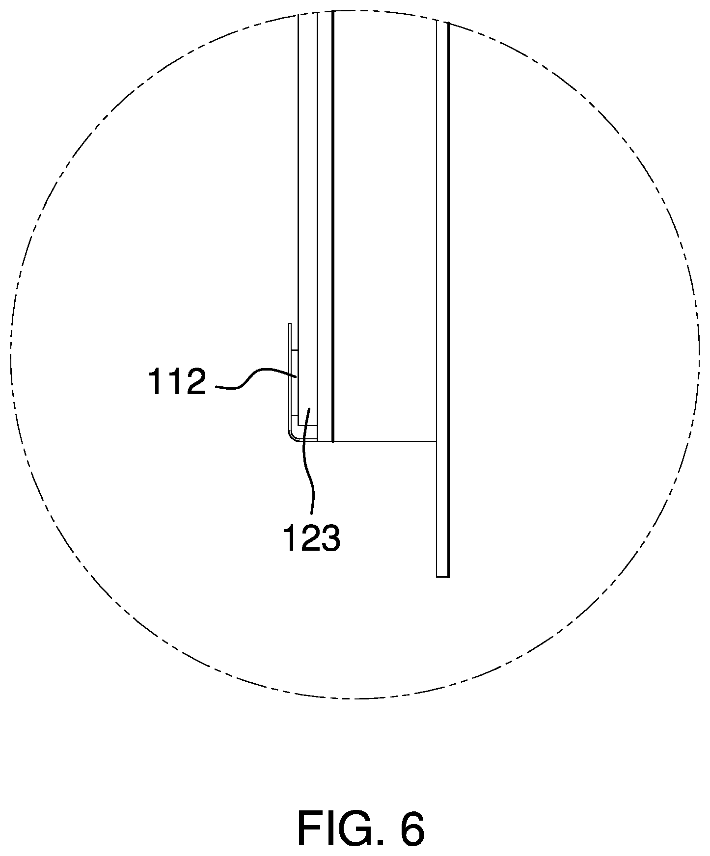 Patent US12359843 Figure 5 – Removable access panel for HVAC closet