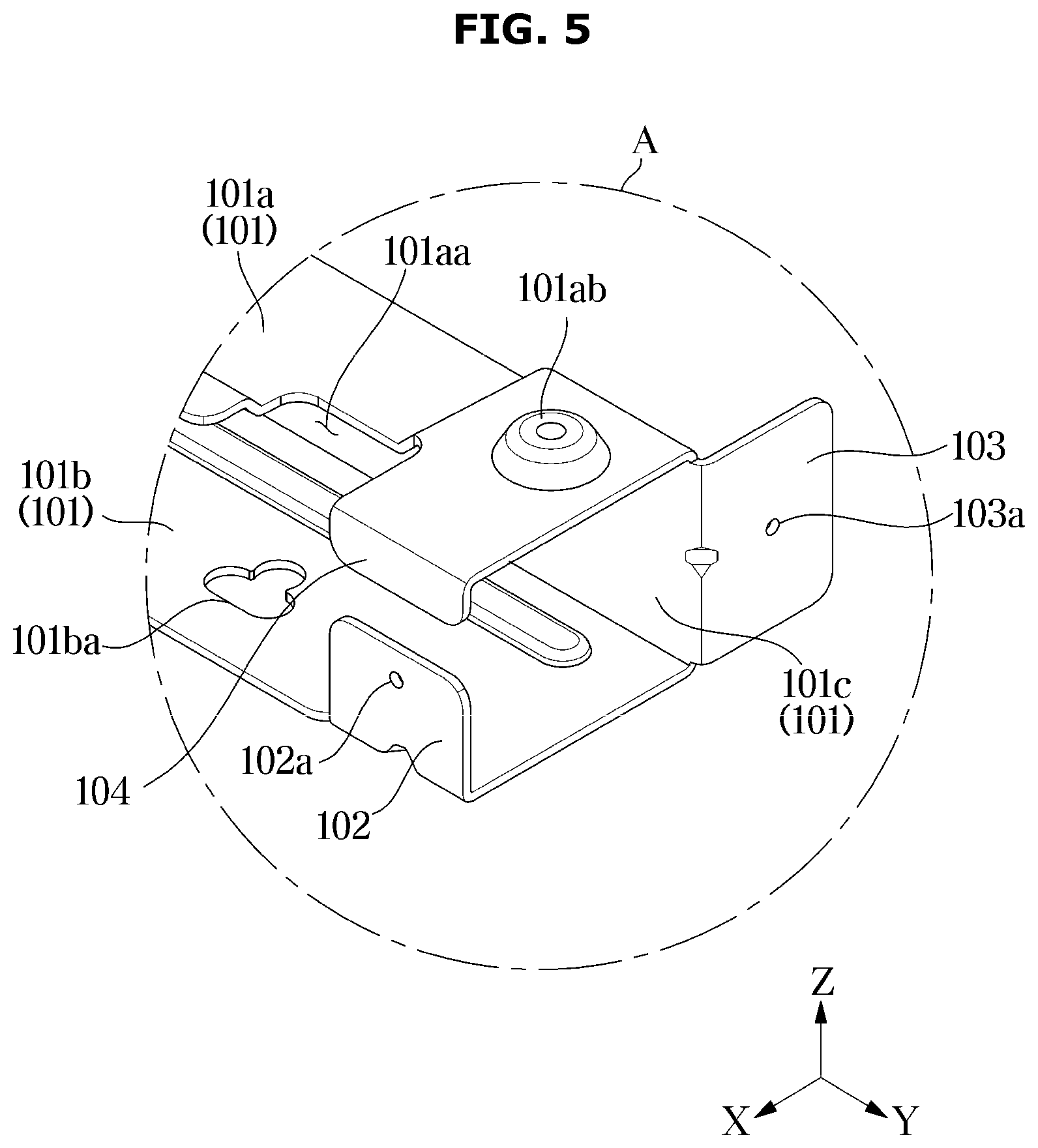Patent US12359844 Figure 5 – Outdoor unit of air conditioner