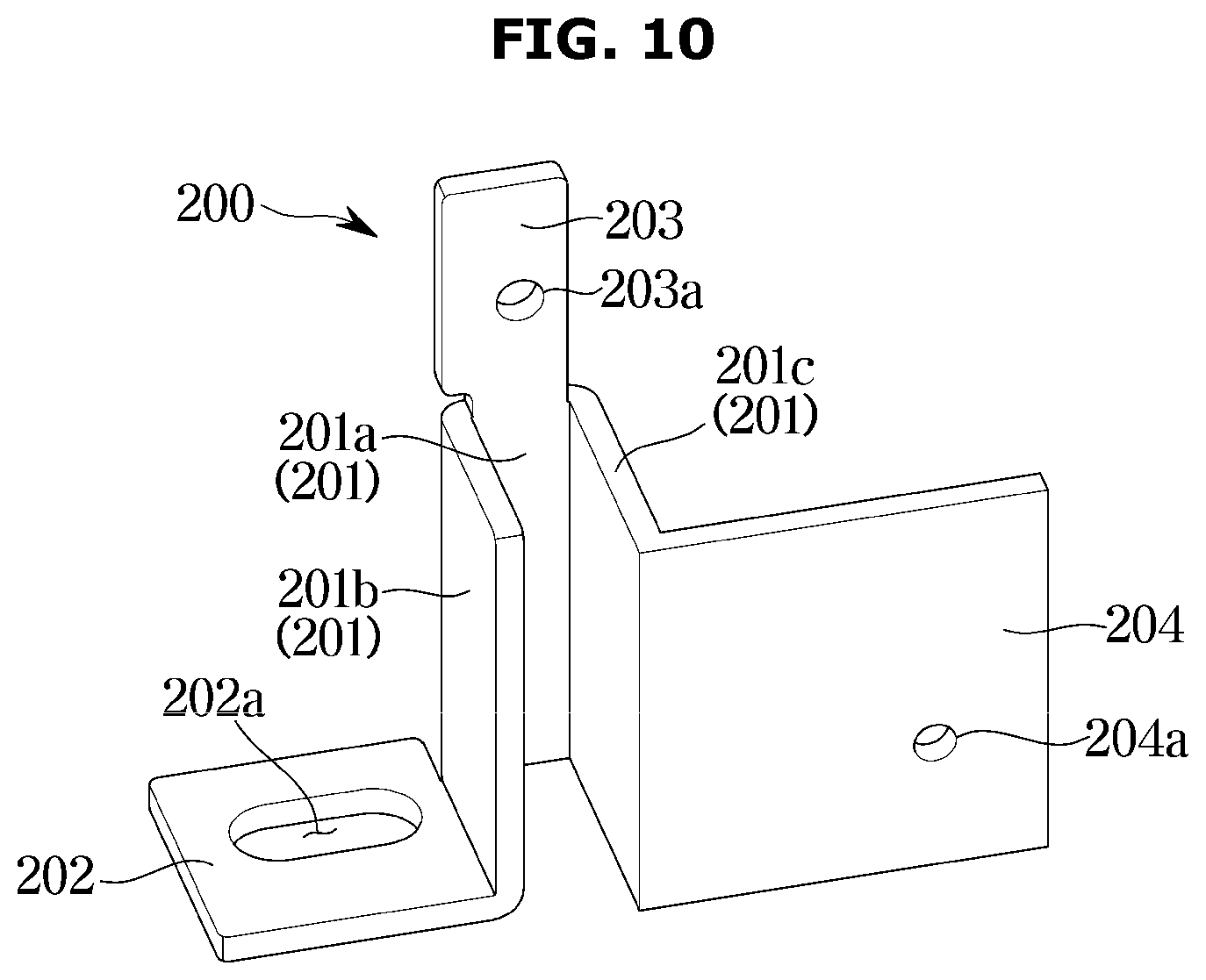 Patent US12359844 Figure 10 – Outdoor unit of air conditioner