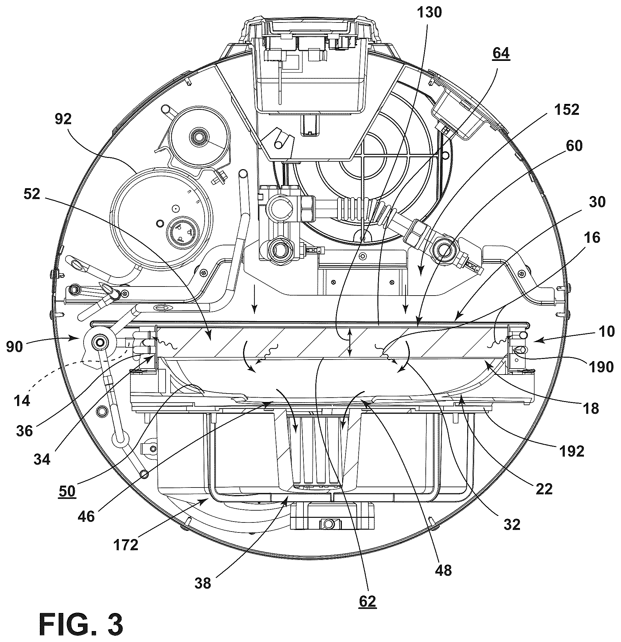 Patent US12359845 Figure 3 – Air funnel for a heat pump system of a water heater