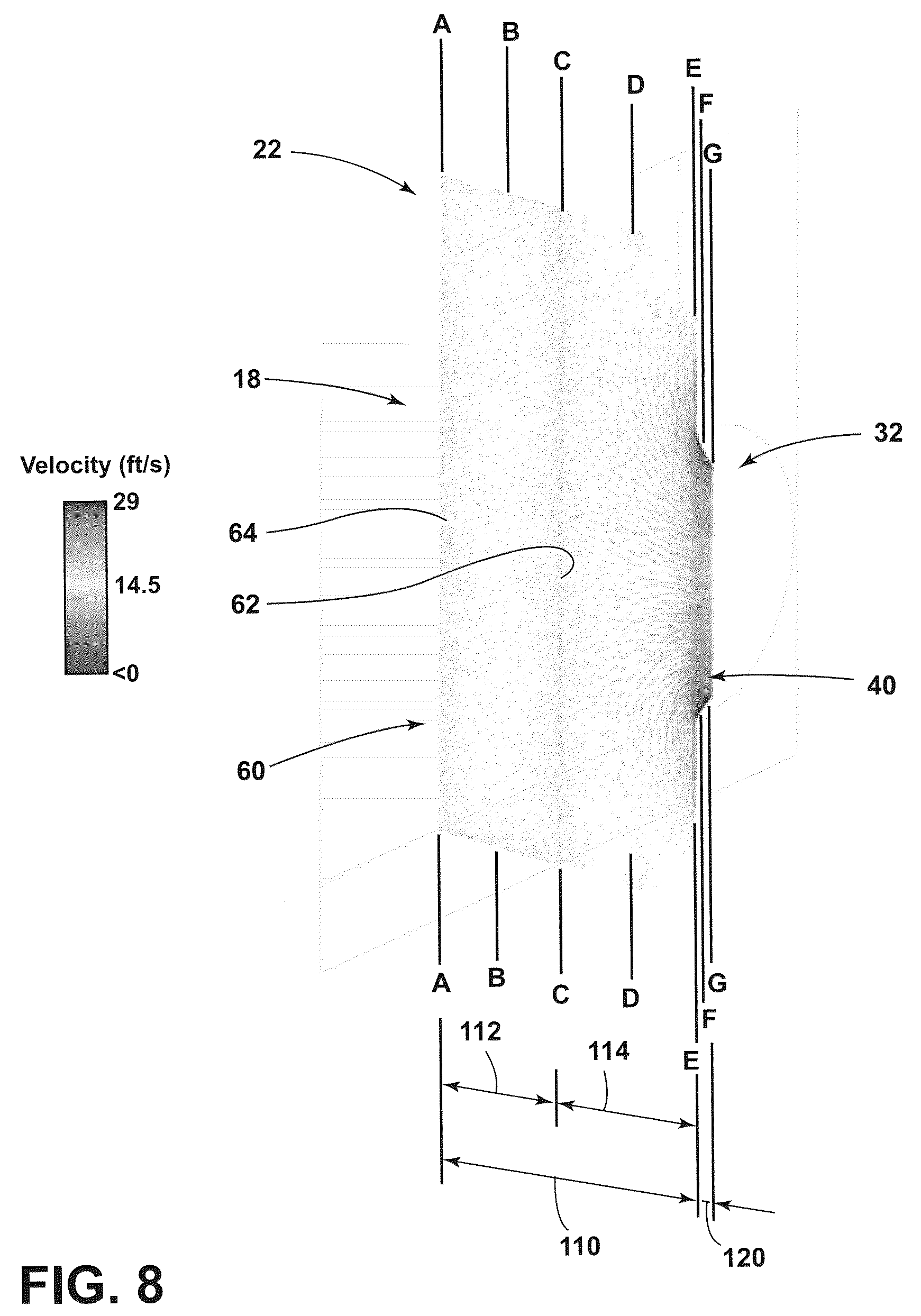 Patent US12359845 Figure 8 – Air funnel for a heat pump system of a water heater
