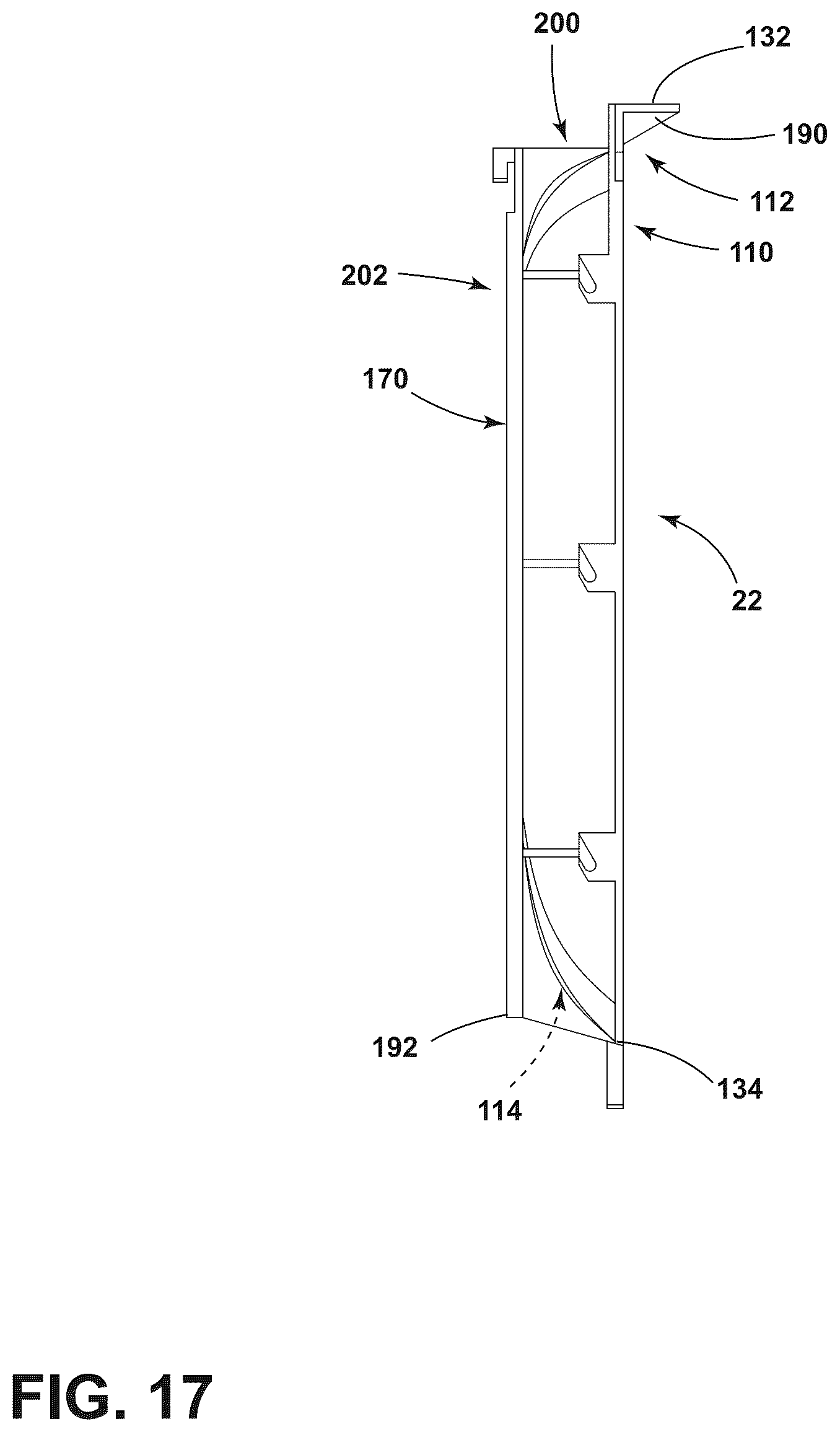 Patent US12359845 Figure 17 – Air funnel for a heat pump system of a water heater