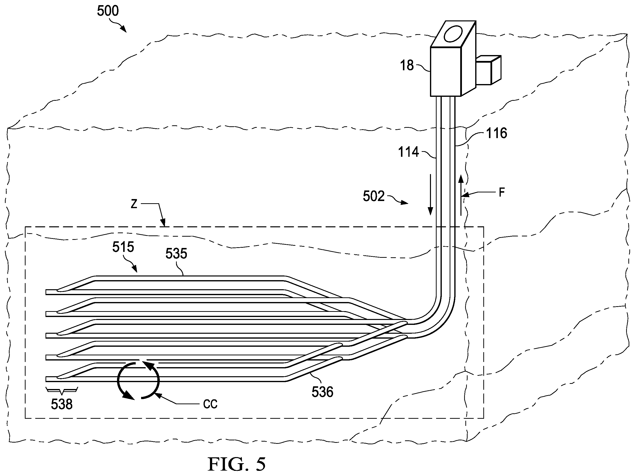 Patent US12359850 Figure 6 – Construction and operation of geothermal wells