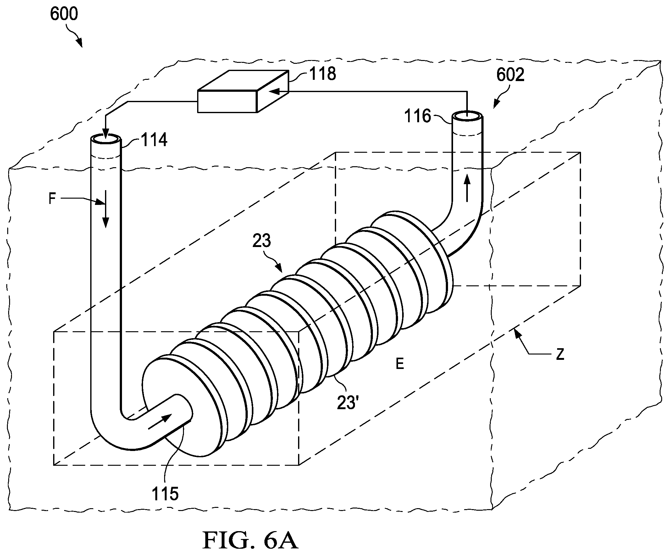Patent US12359850 Figure 7 – Construction and operation of geothermal wells
