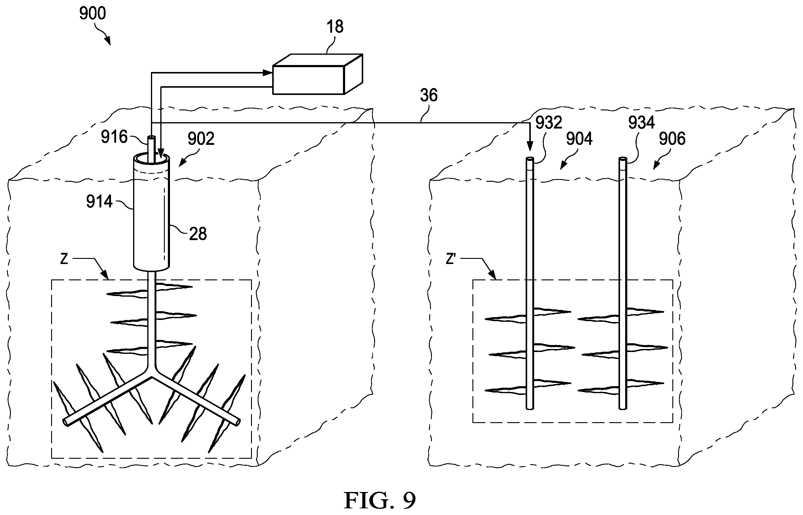 Patent US12359850 Figure 11 – Construction and operation of geothermal wells