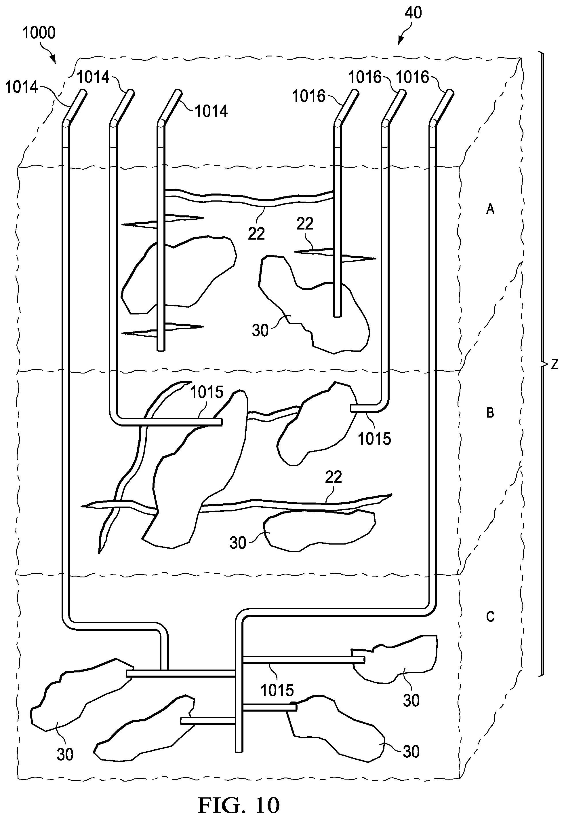 Patent US12359850 Figure 12 – Construction and operation of geothermal wells