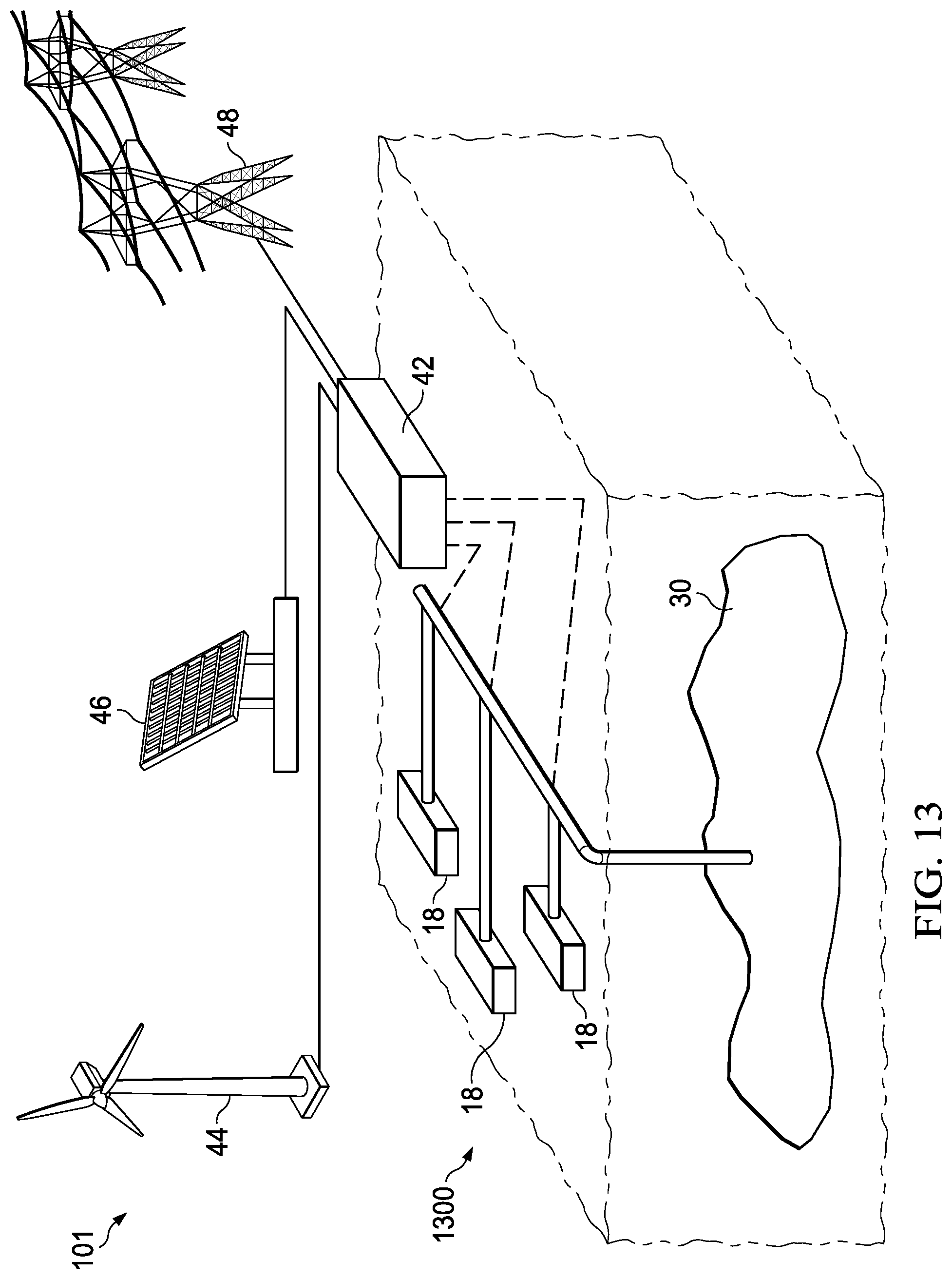 Patent US12359850 Figure 14 – Construction and operation of geothermal wells