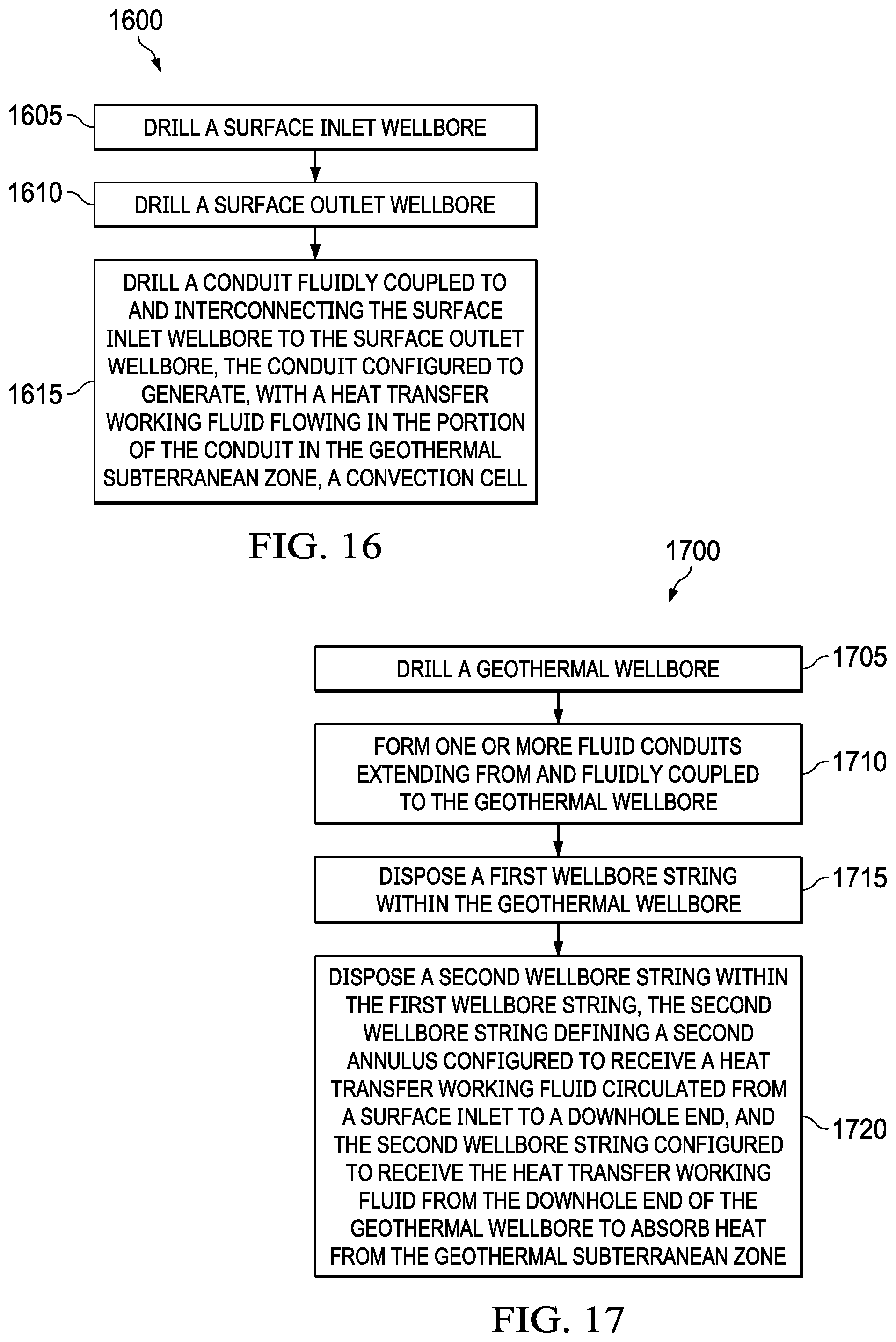 Patent US12359850 Figure 17 – Construction and operation of geothermal wells