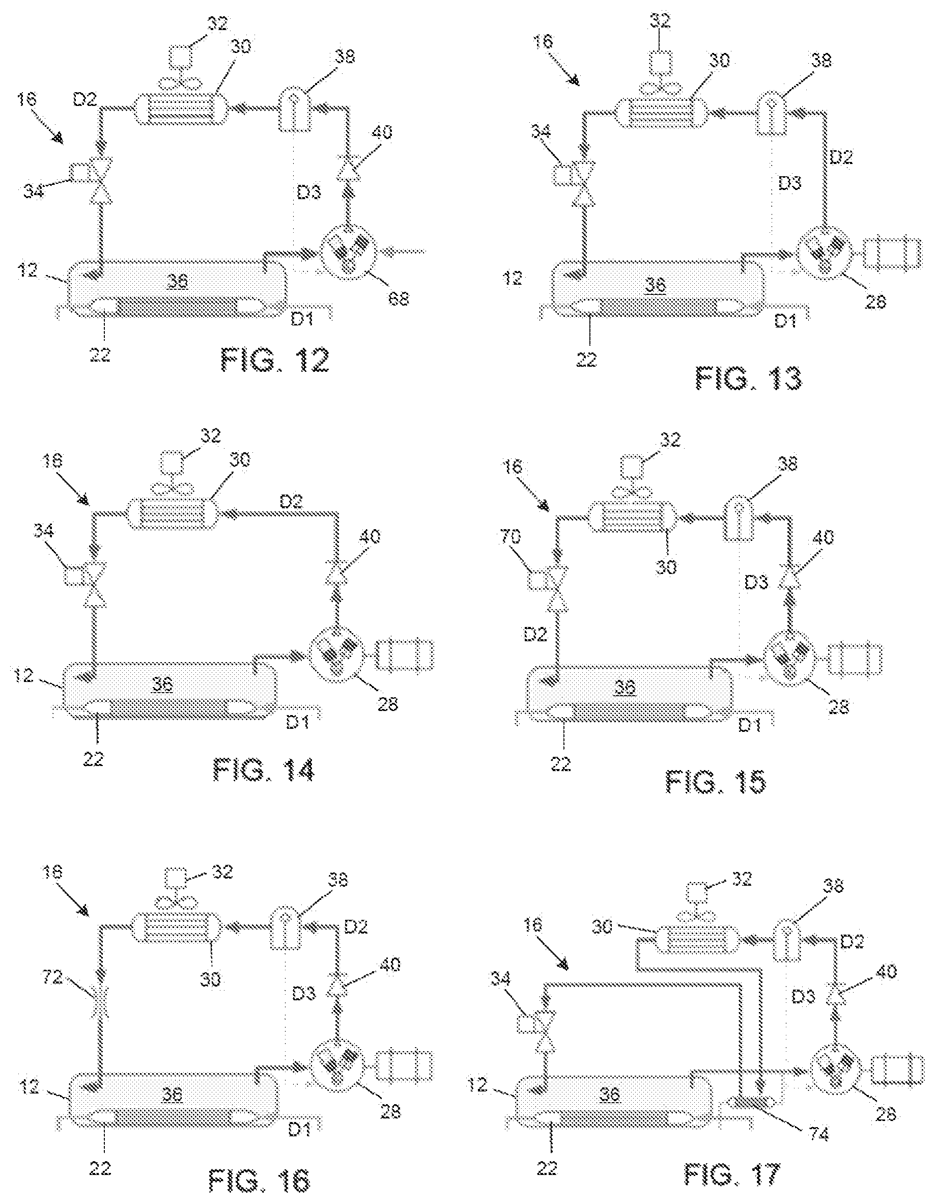 Patent US12359851 Figure 8 – Thermal energy storage and heat rejection system