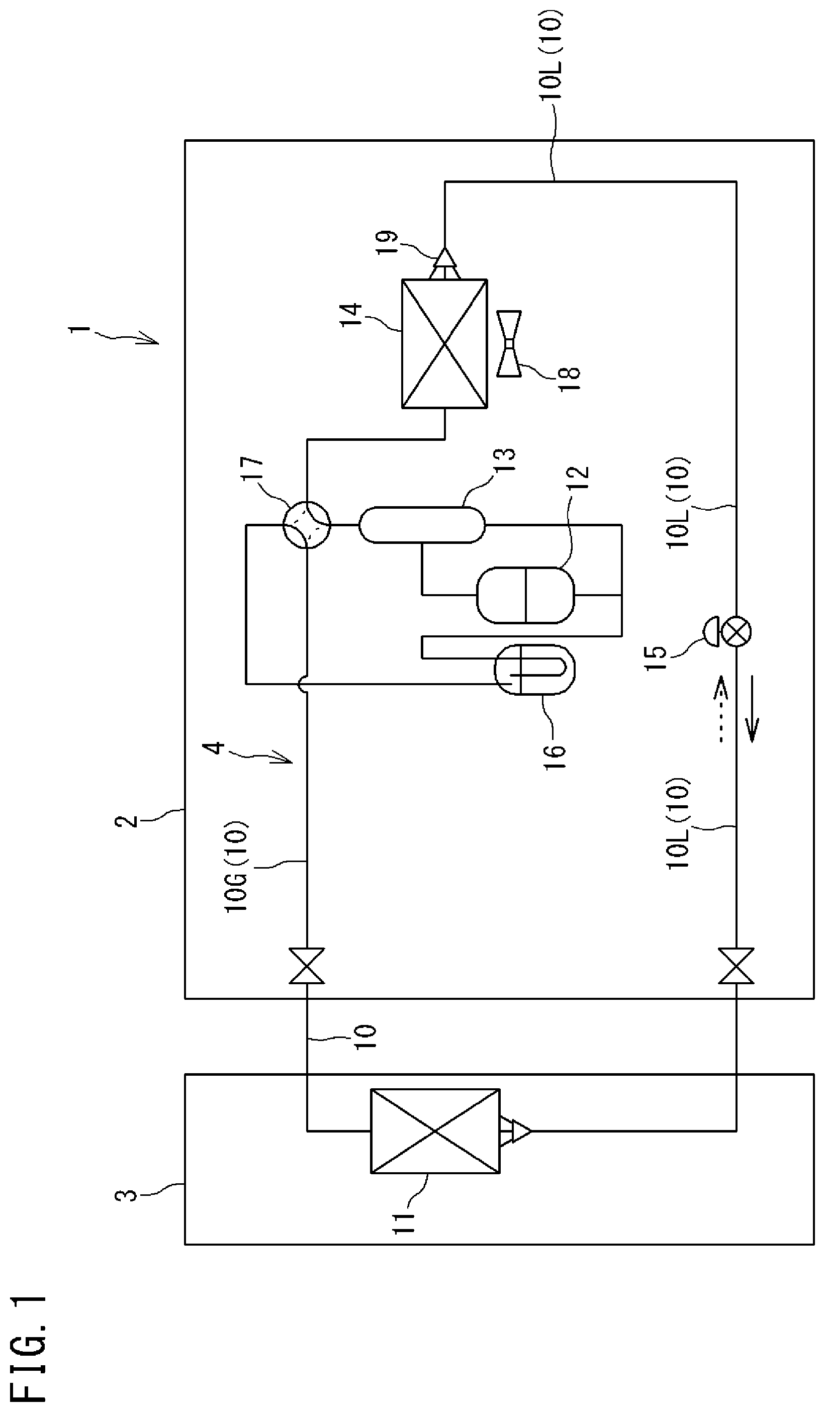 Patent US12359853 Figure 1 – Heat exchanger