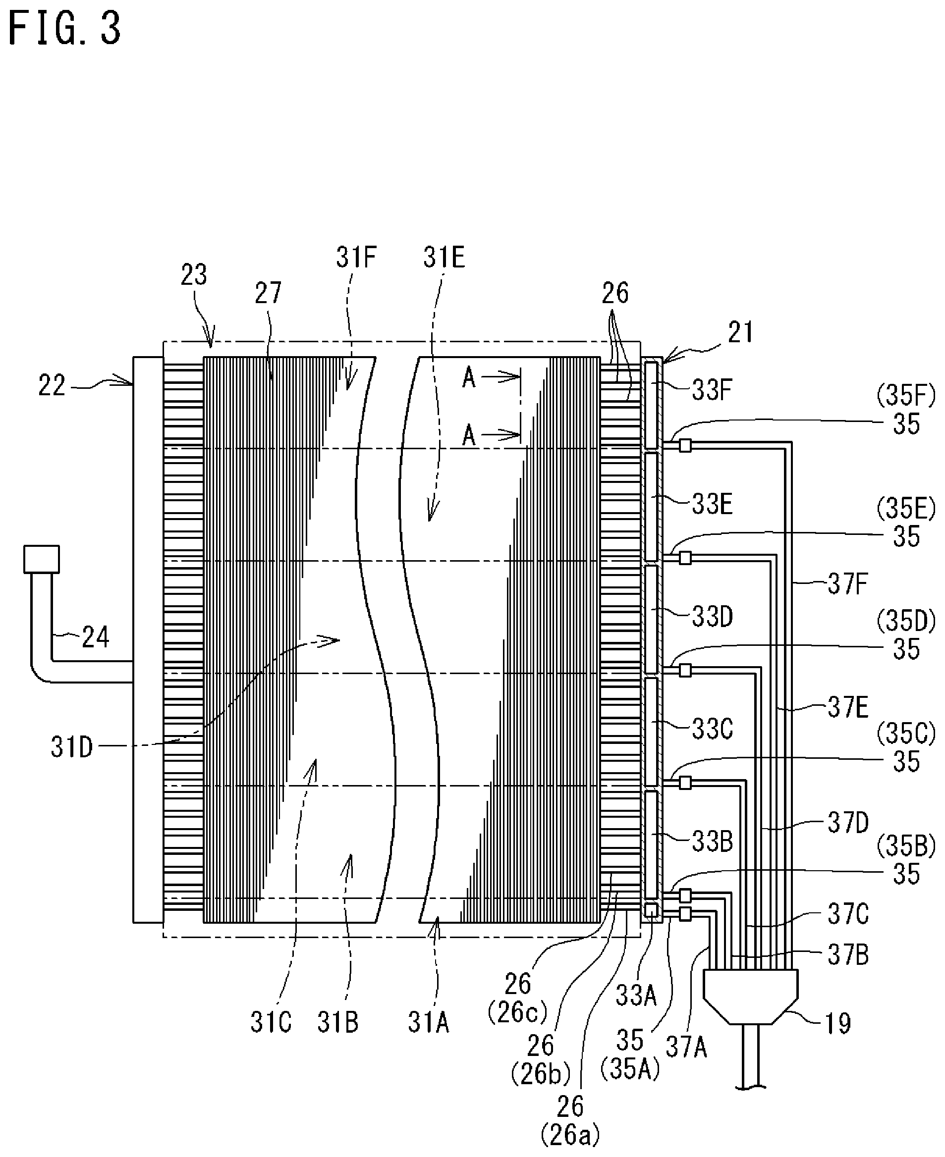 Patent US12359853 Figure 3 – Heat exchanger