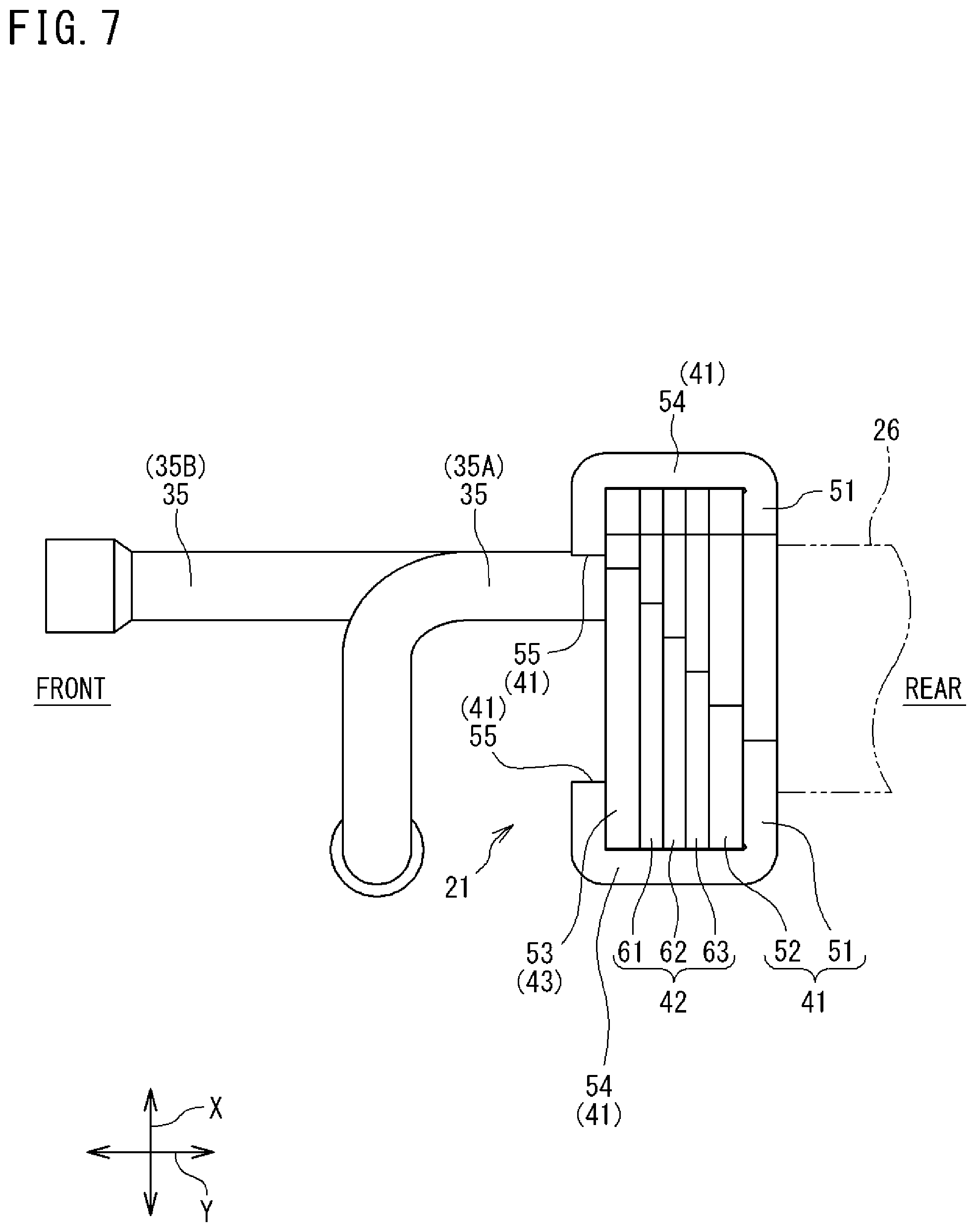 Patent US12359853 Figure 7 – Heat exchanger