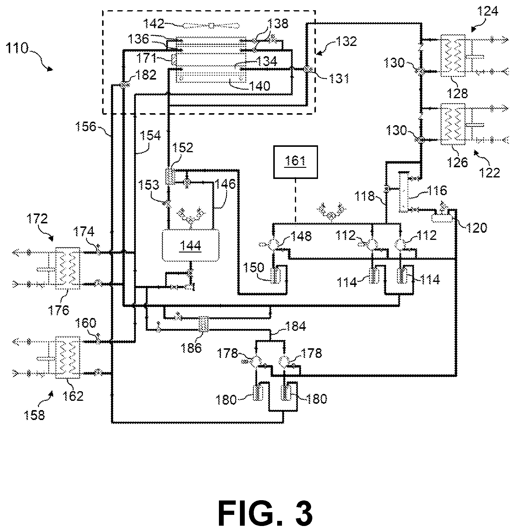 Patent US12359854 Figure 4 – Gas cooler assembly for transcritical refrigeration system