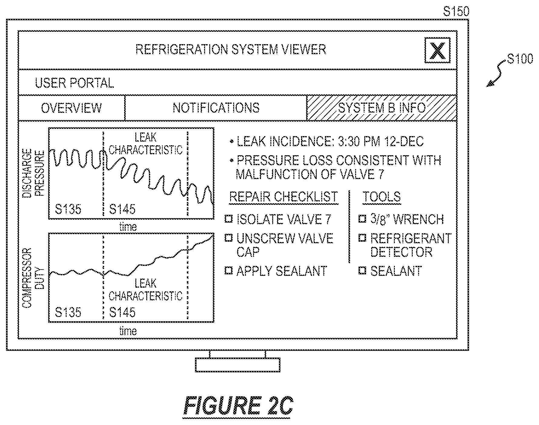 Patent US12359856 Figure 3 – System and method for detection of refrigerant leaks