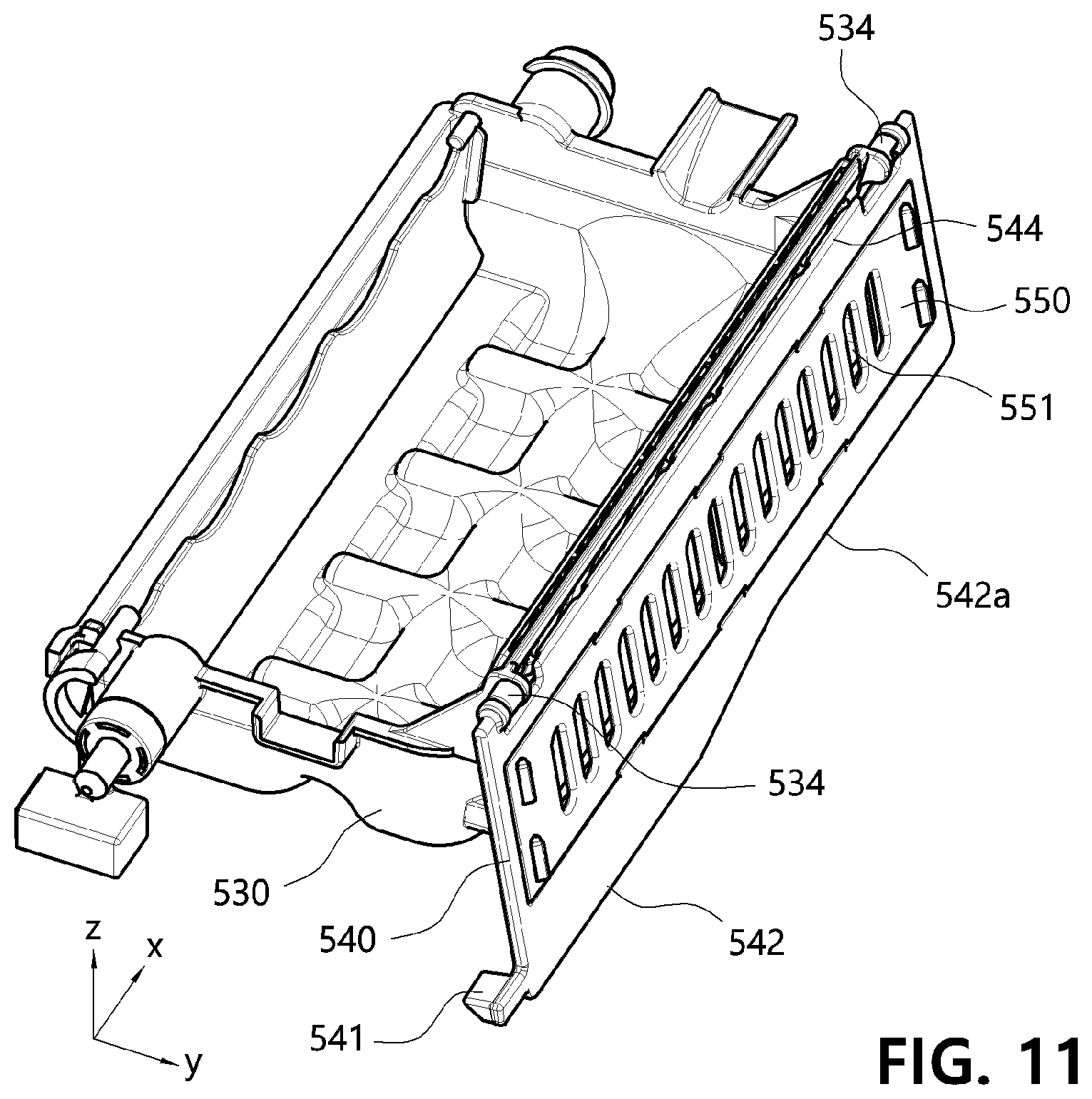 Patent US12359859 Figure 11 – Water purifier having ice-maker