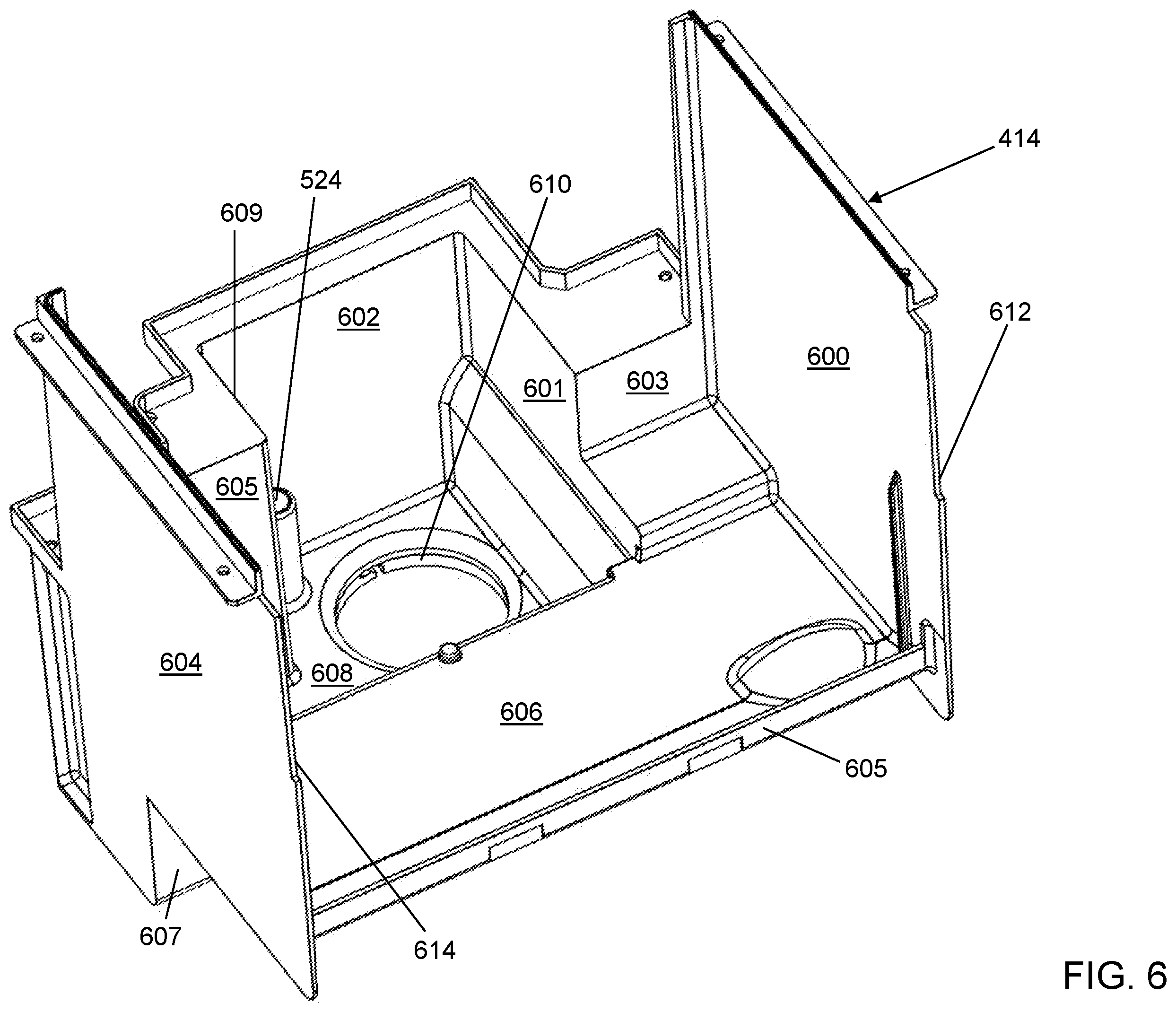 Patent US12359860 Figure 9 – Backstop for an ice maker