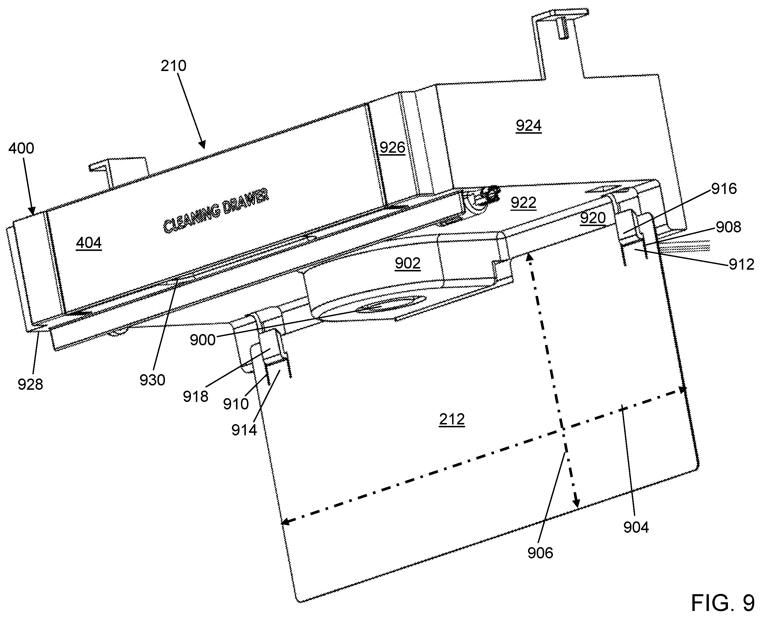 Patent US12359860 Figure 14 – Backstop for an ice maker
