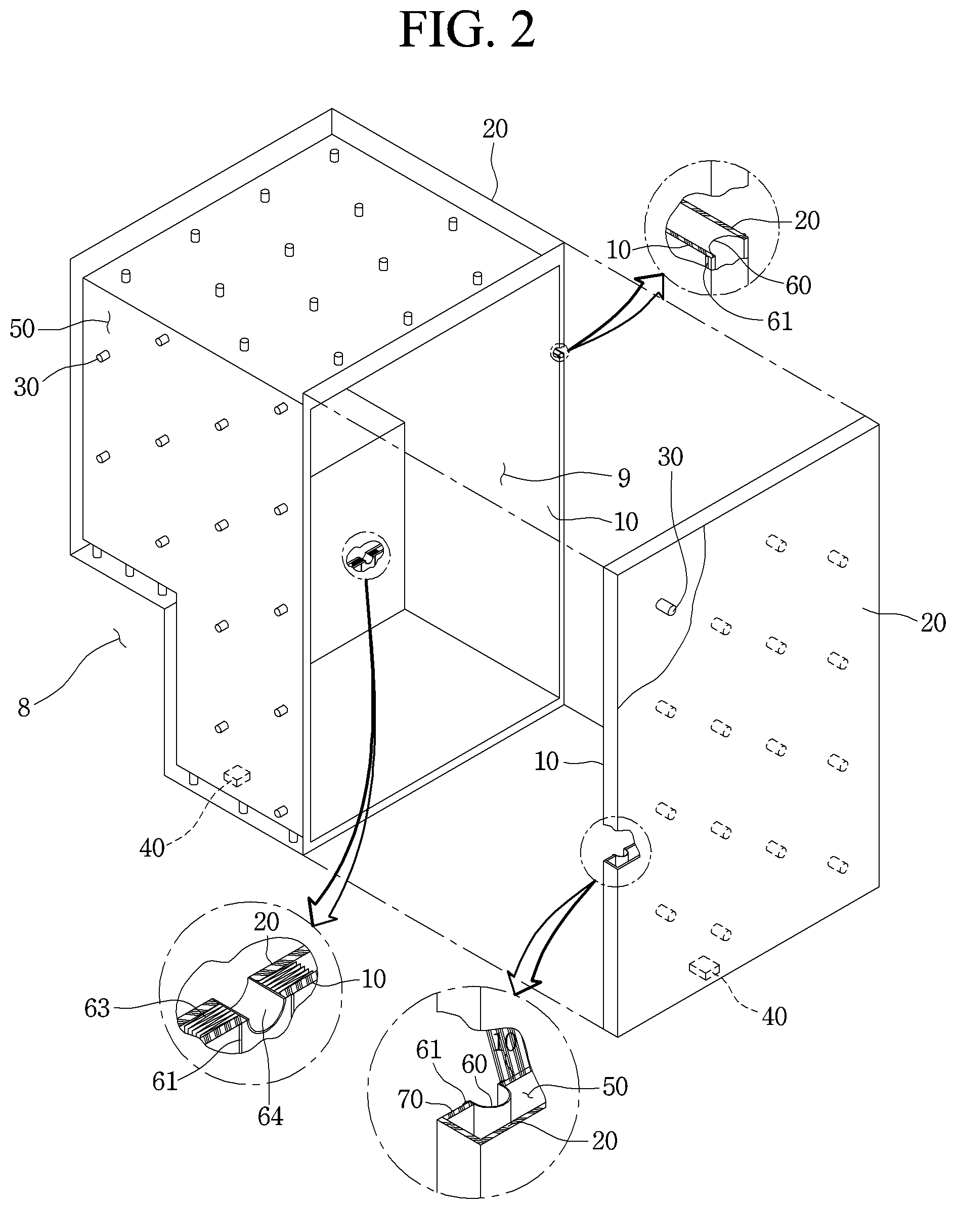 Patent US12359864 Figure 2 – Vacuum adiabatic body and refrigerator