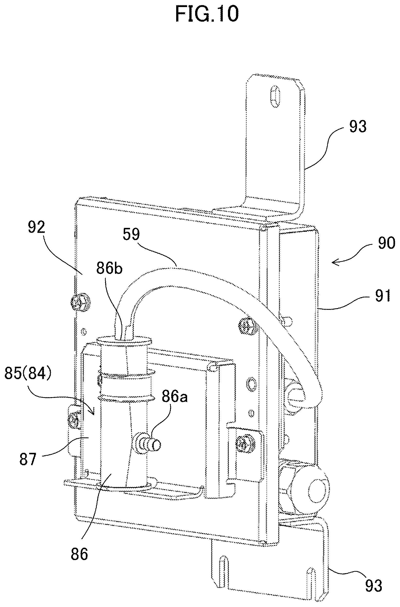 Patent US12359865 Figure 10 – Air composition adjustment device, refrigeration apparatus for transportation, and transport container